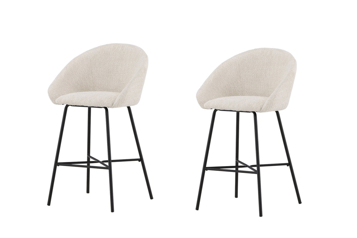 Velvet Barstuhl in Weiss präsentiert im Onlineshop von KAQTU Design AG. Barstuhl ist von Venture Home