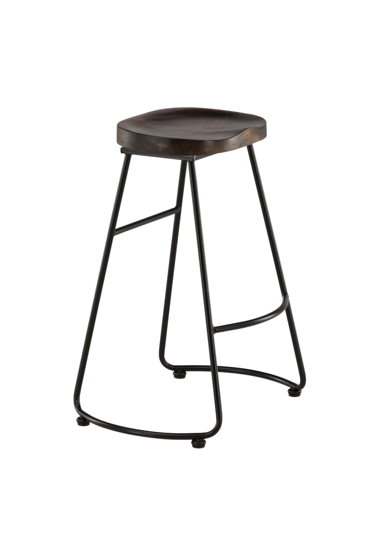 Ozark Barstuhl in Schwarz präsentiert im Onlineshop von KAQTU Design AG. Barhocker ist von Venture Home