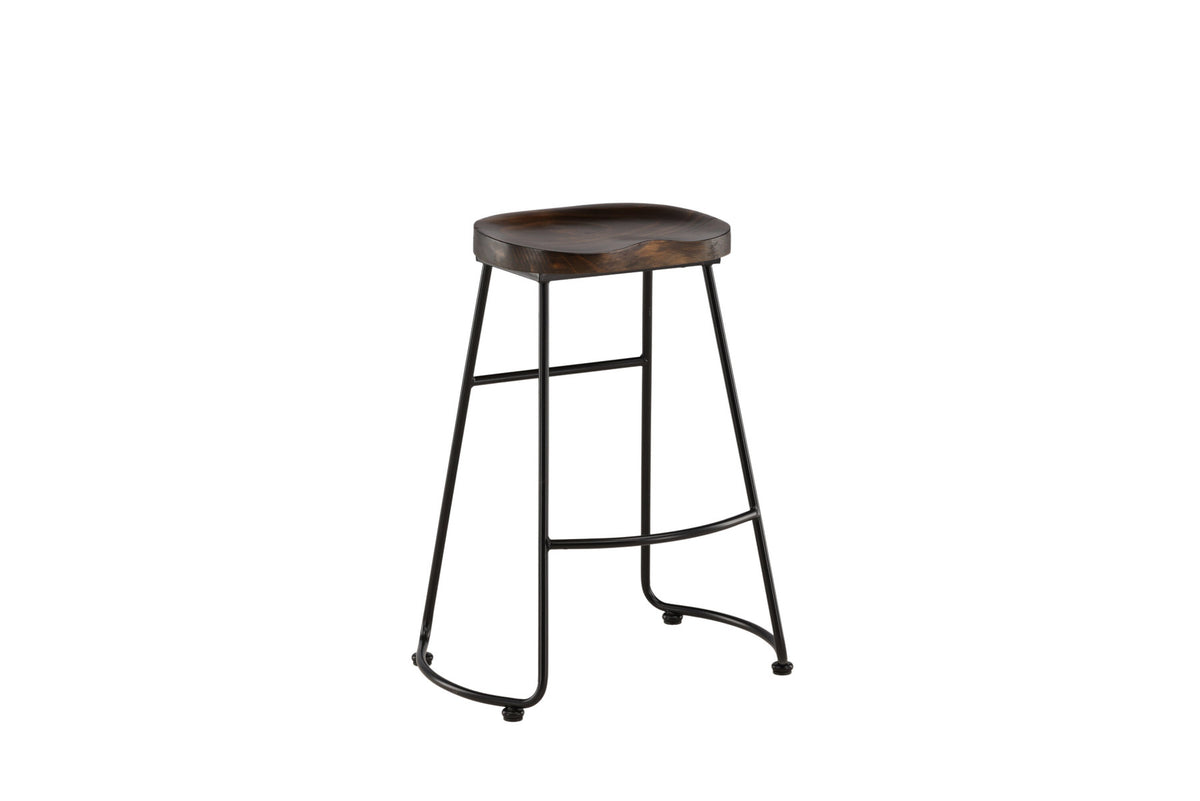 Ozark Barstuhl in Schwarz präsentiert im Onlineshop von KAQTU Design AG. Barhocker ist von Venture Home
