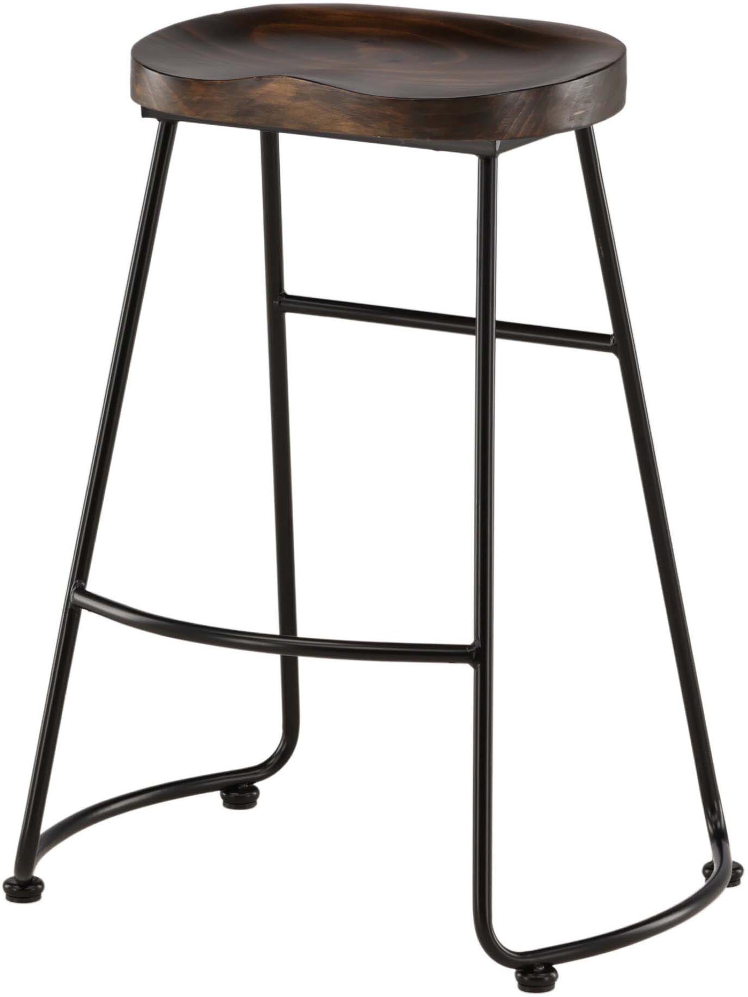 Ozark Barstuhl von Venture Home: Eleganter Barhocker mit ergonomischer Sitzfläche und robustem Stahlgestell für höchsten Komfort und Stil.
