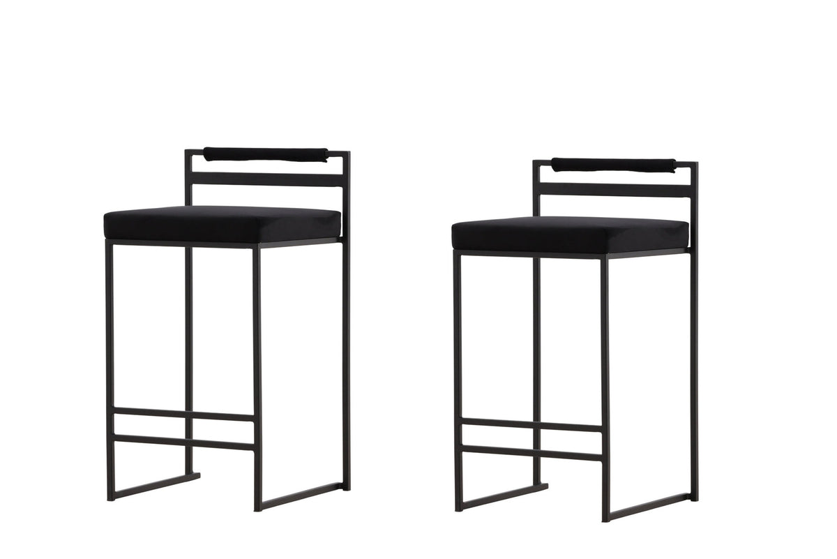 Opelika Barstuhl in Schwarz präsentiert im Onlineshop von KAQTU Design AG. Barstuhl ist von Venture Home