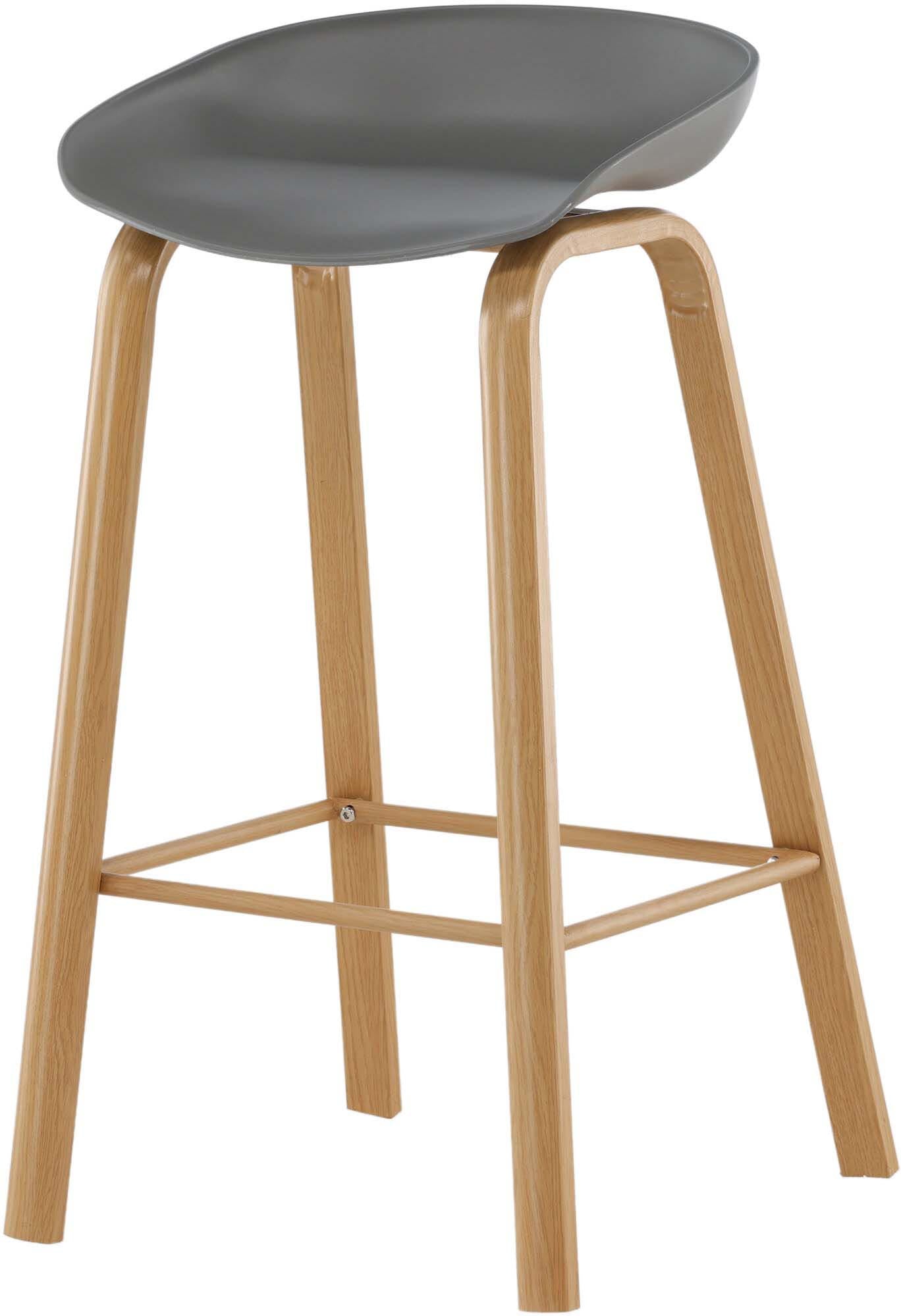 Decatur Barstuhl in Grau präsentiert im Onlineshop von KAQTU Design AG. Barstuhl ist von Venture Home