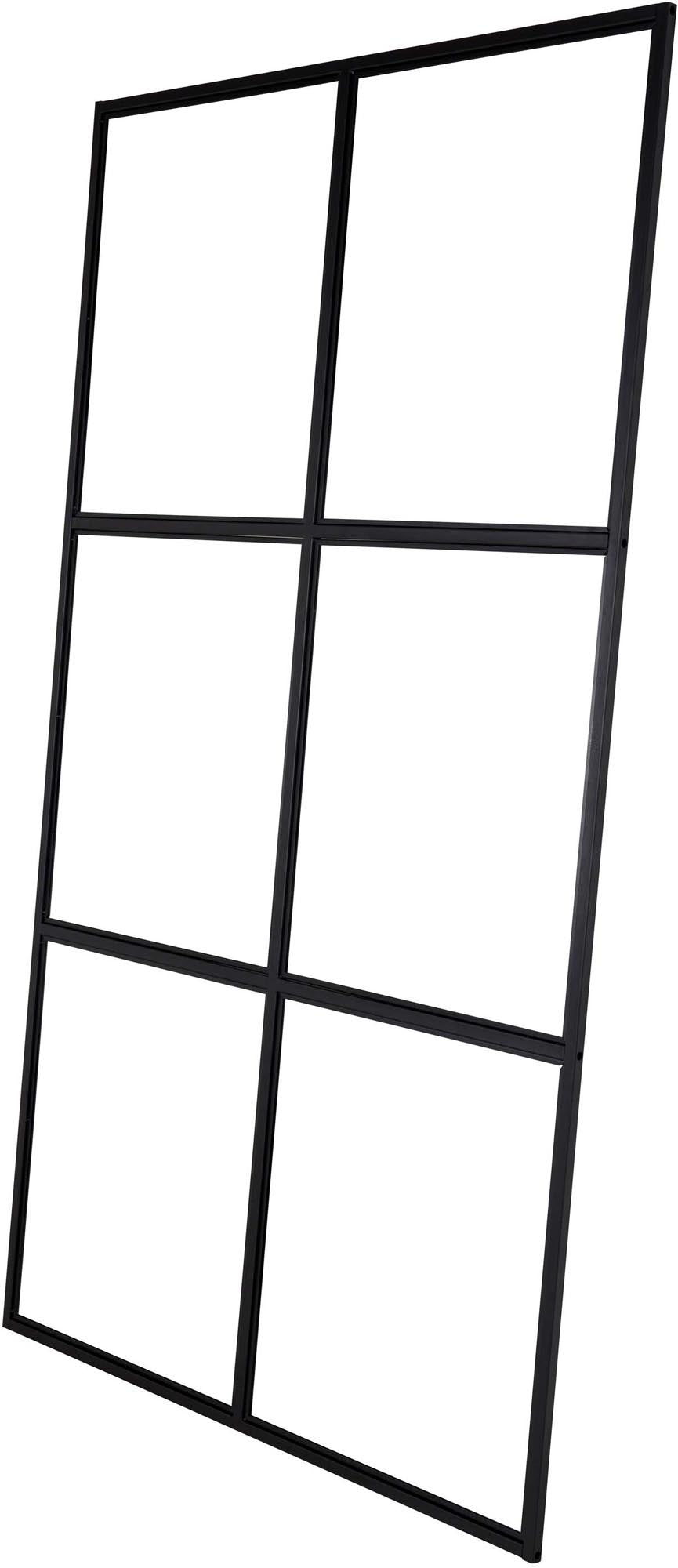 Stilvoller Leif Raumtrenner von Venture Home: Hochwertiger Stahl und Glas für flexible Raumgestaltung und modernes Ambiente.