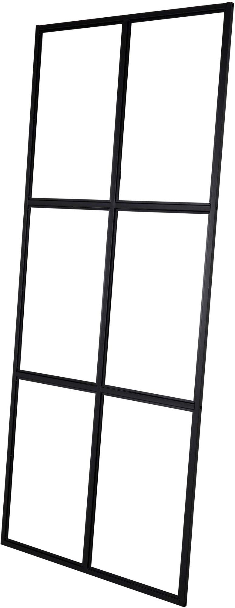 Stilvoller Leif Raumtrenner von Venture Home: Hochwertiger Stahl und Glas für moderne Raumgestaltung und flexible Nutzung.