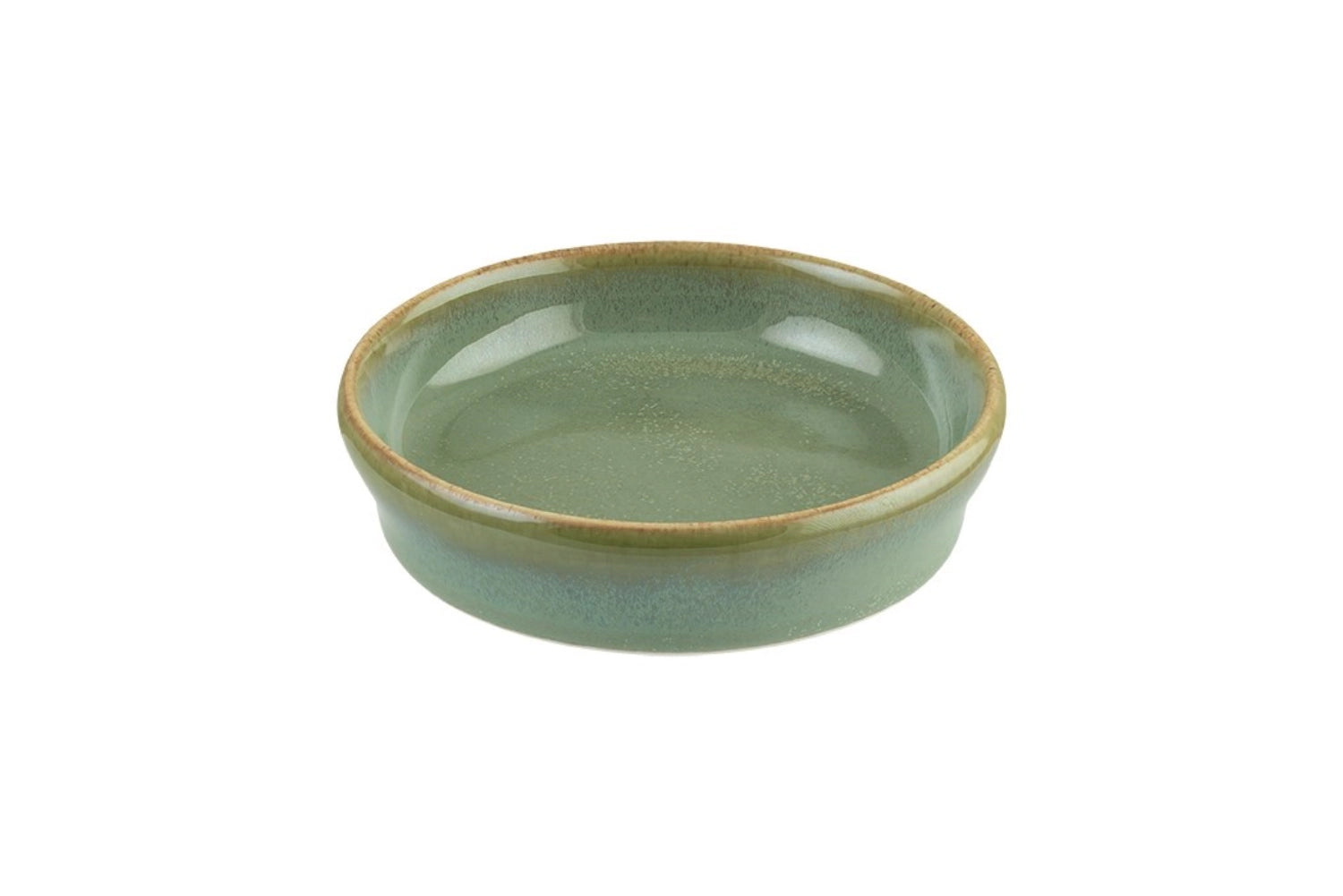 Sage Hygge Schale D10cm von Bonna: stilvolle, grüne Keramikschale mit sanften Linien, perfekt für Snacks oder Dekoration.