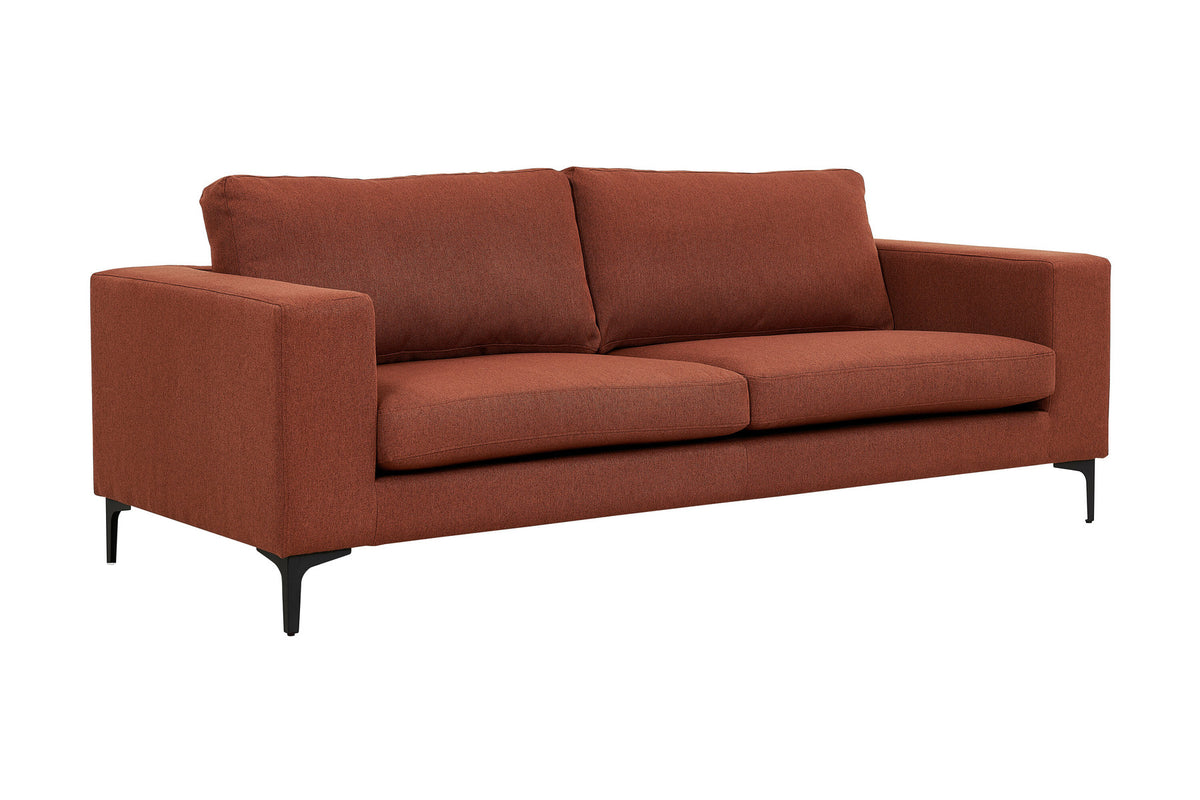 Bolero Sofa in Rot präsentiert im Onlineshop von KAQTU Design AG. 3er Sofa ist von Venture Home