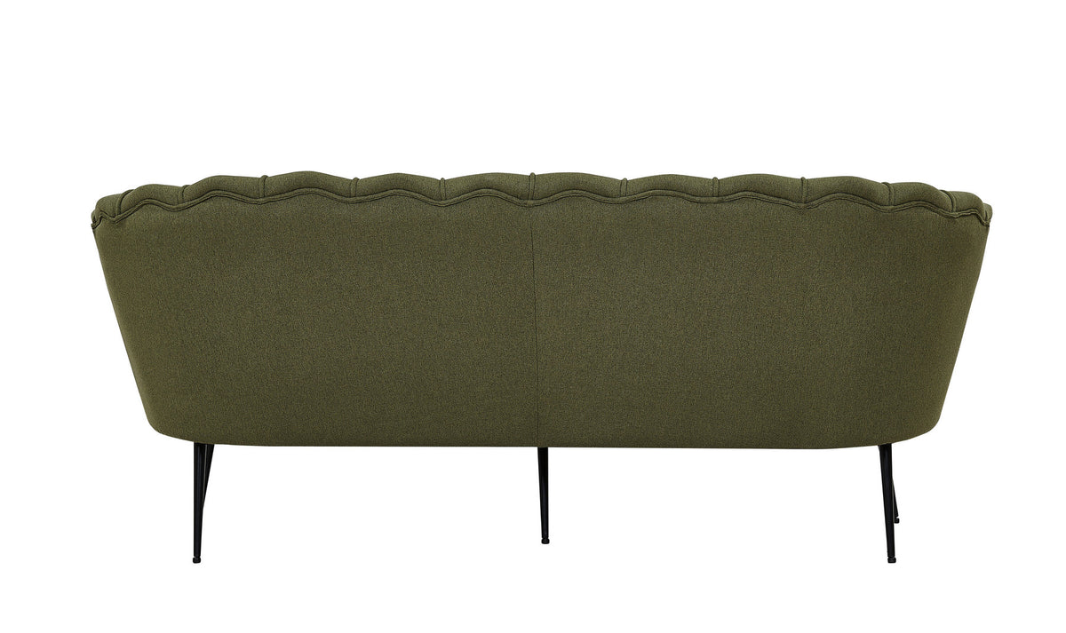 Calais Sofa in Grün präsentiert im Onlineshop von KAQTU Design AG. 3er Sofa ist von Venture Home