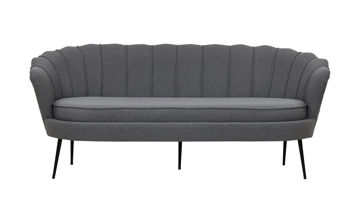 Calais Sofa in Grau präsentiert im Onlineshop von KAQTU Design AG. 3er Sofa ist von Venture Home
