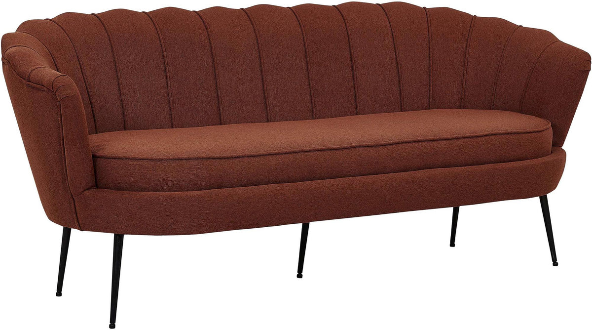 Calais Sofa in Rot präsentiert im Onlineshop von KAQTU Design AG. 3er Sofa ist von Venture Home