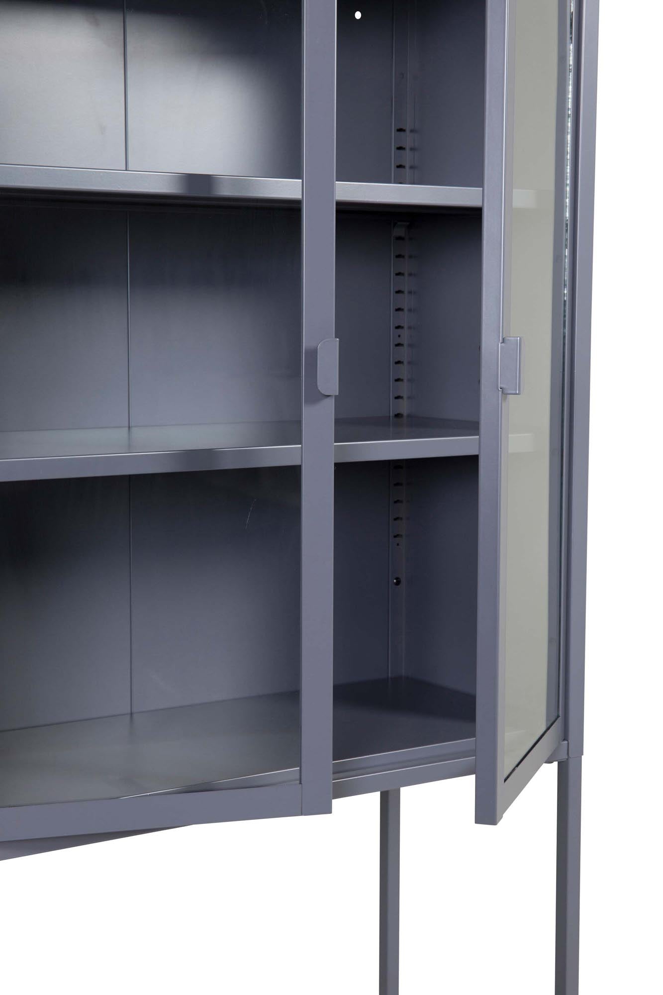 Mischa Kabinett in Grau präsentiert im Onlineshop von KAQTU Design AG. Cabinet ist von Venture Home
