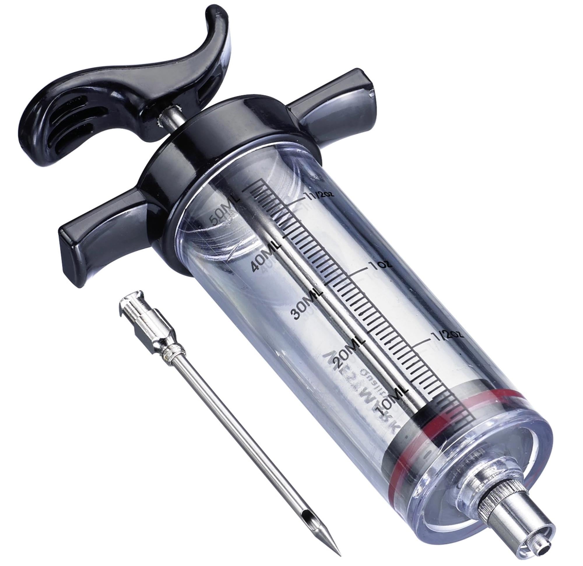 Entdecken Sie die Westmark Marinierspritze (15,3x7,8x4,1 cm) für präzises Marinieren von Fleisch, Geflügel und Fisch. Hochwertig, leicht zu reinigen und ideal für Grillabende!