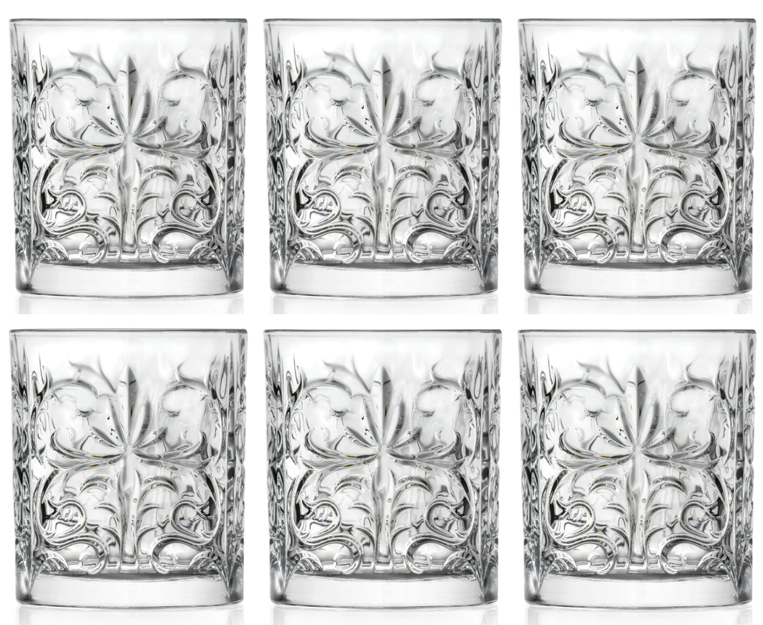 6er Set Tattoo Dof Becher Ø8.2 H9.4 cm, 34cl