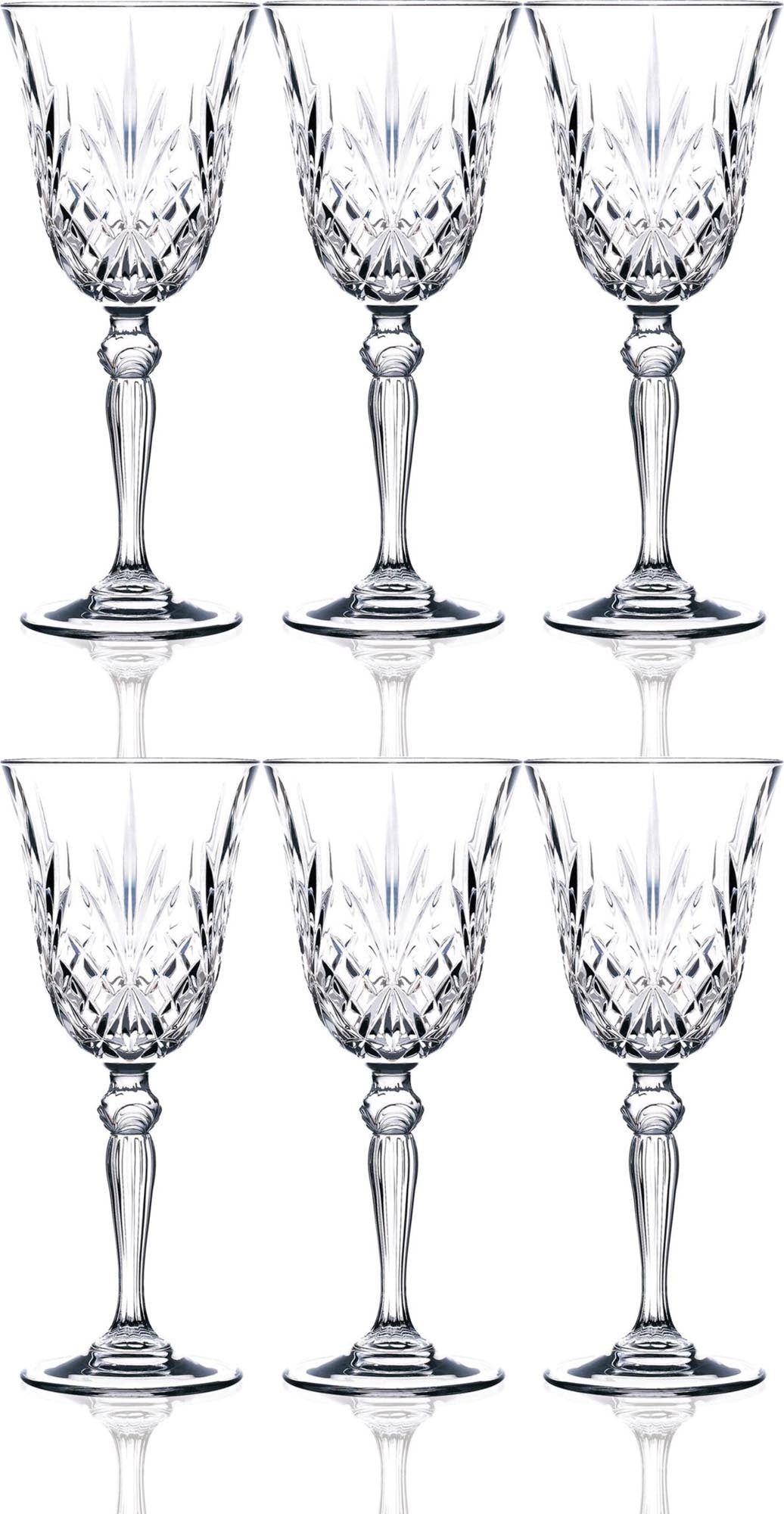 Elegantes 6er Set RCR Melodia Weingläser, 5cl, aus hochwertigem Kristallglas, bruchsicher, spülmaschinenfest, für stilvollen Weingenuss.