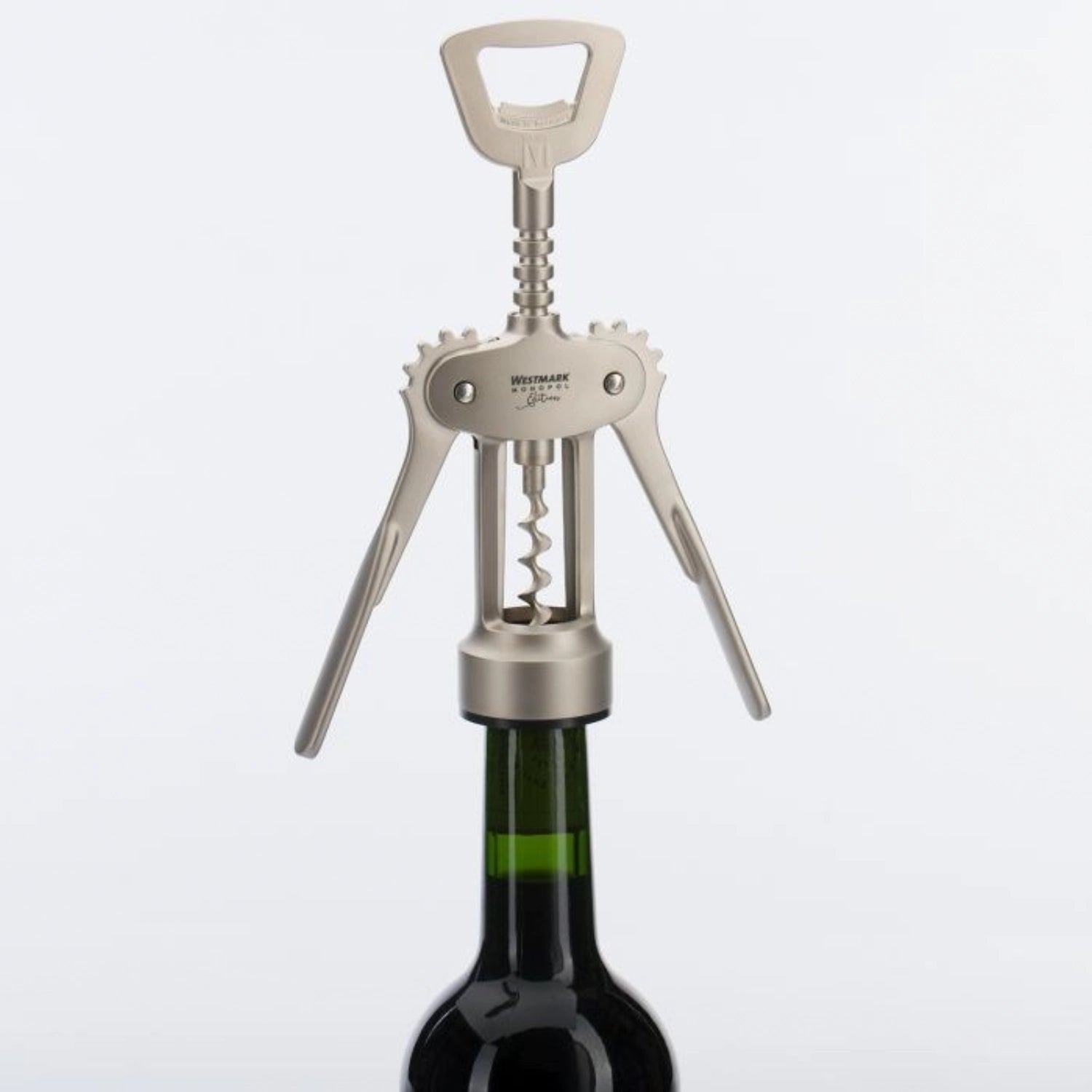 Hebelkorkenzieher Fino, edelmattiert, 20x7.5x4cm