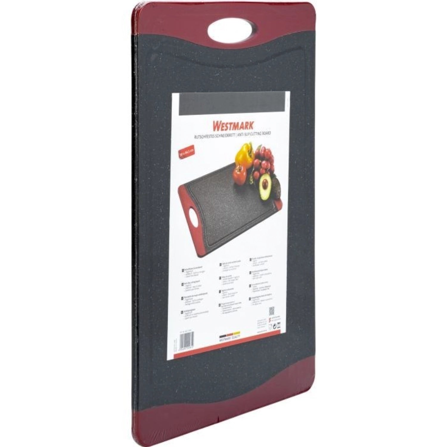 Schneidebrett rutschfest, granit, 43x31x1cm