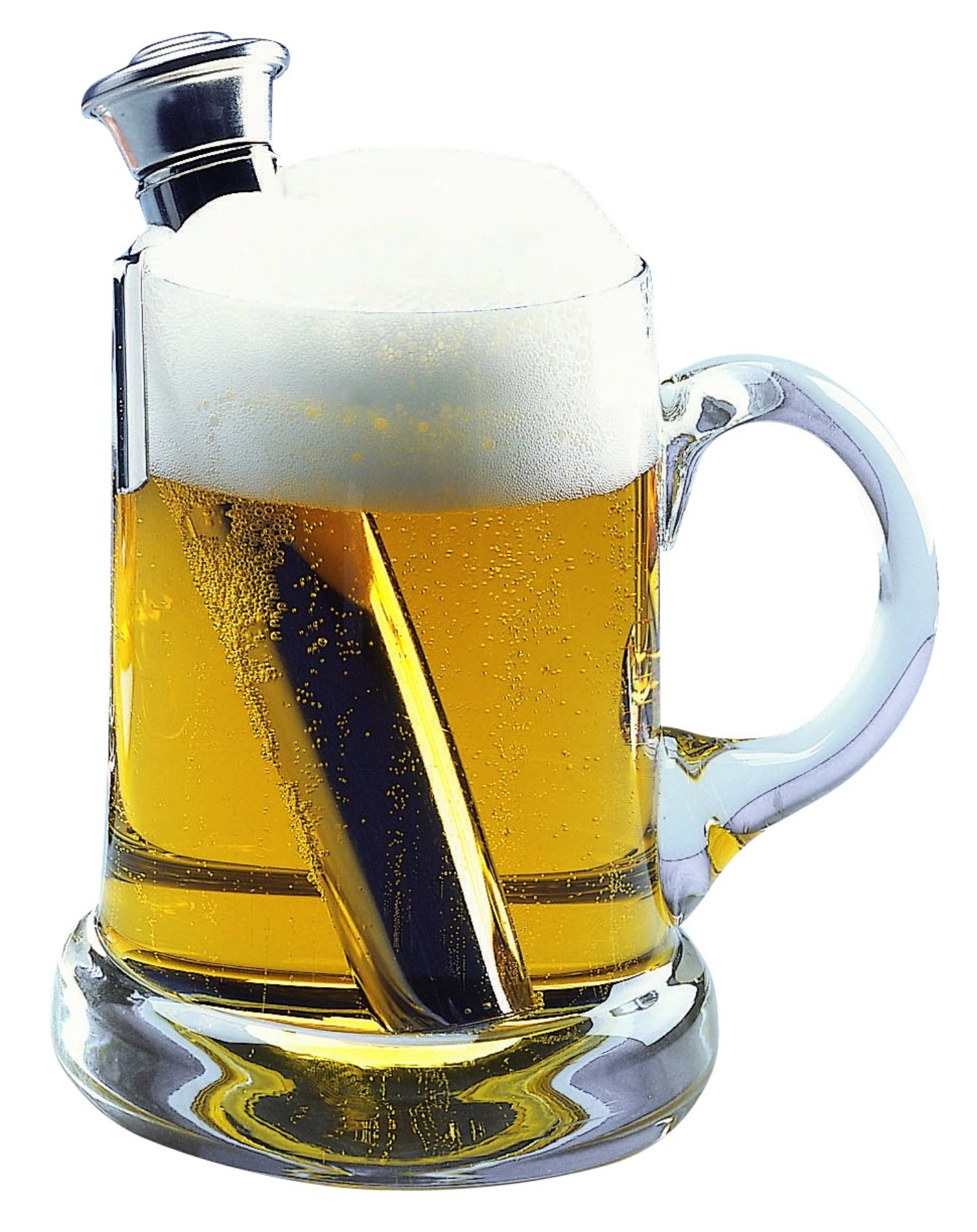 Bierwärmer mit Ständer, 6.5x6.5x17cm