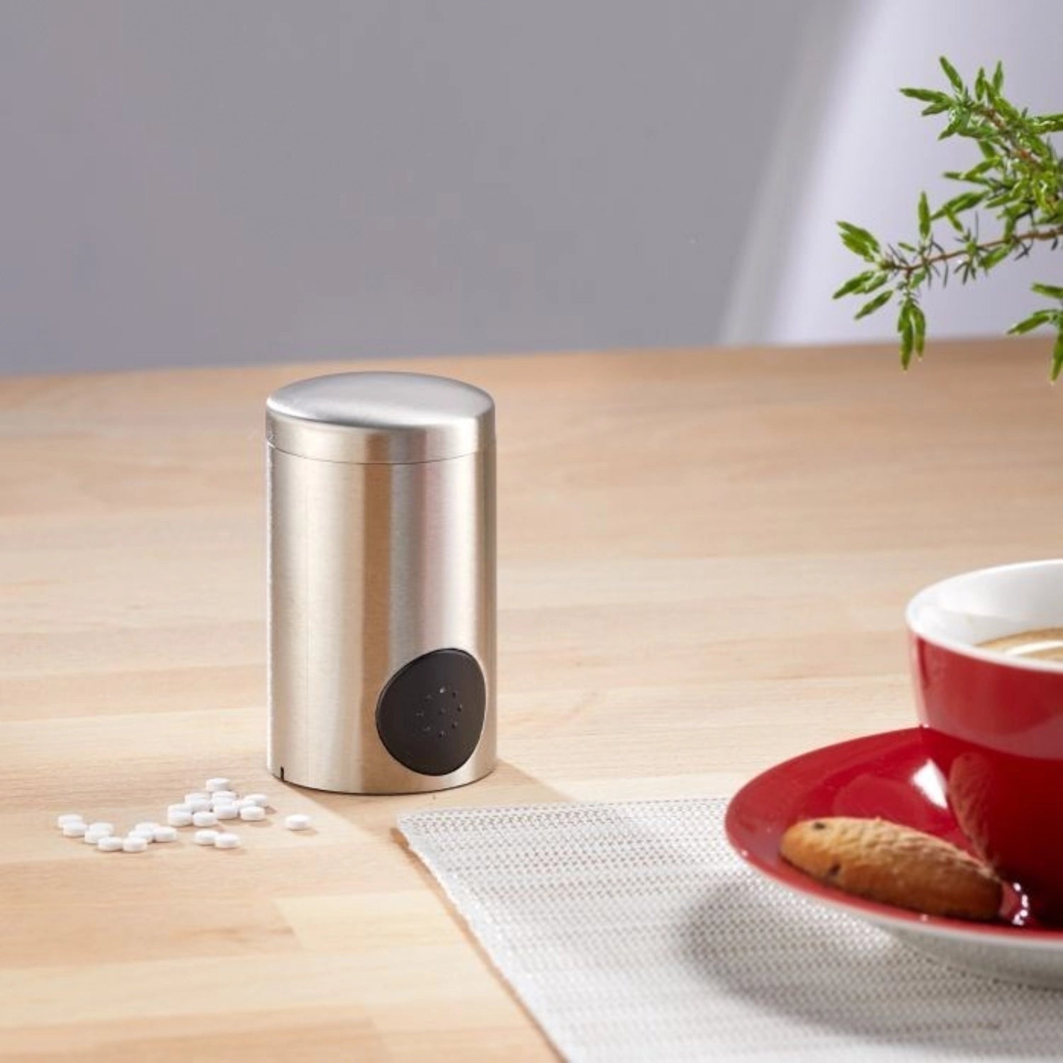 Cover stainless steel, 5x5x8.6cm