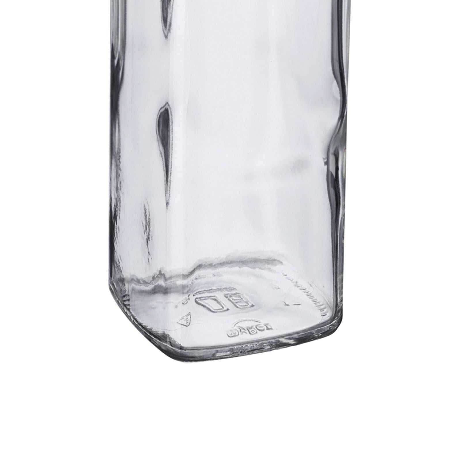 Elegante 500ml Bügelverschlussflasche von Westmark, ideal für Getränke, mit praktischem Anhänger zur individuellen Beschriftung.