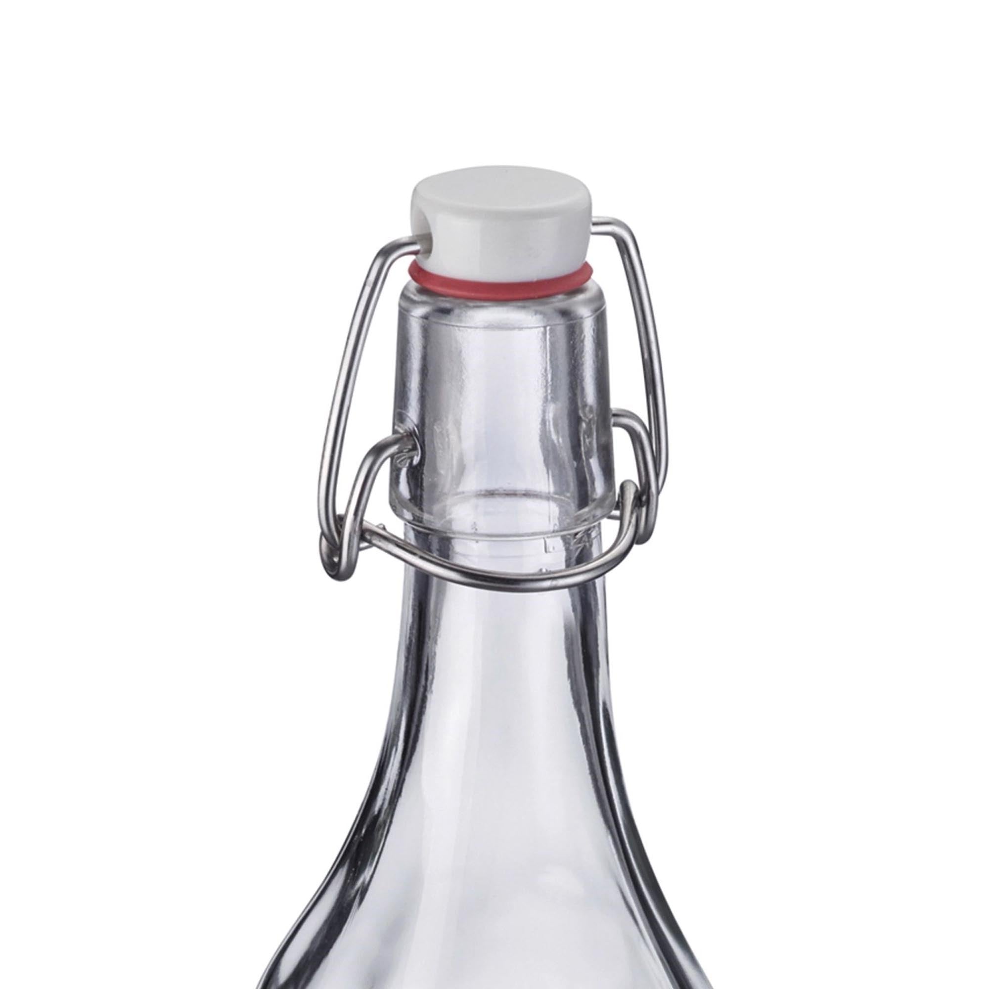 Stilvolle 500ml Bügelverschlussflasche von Westmark, perfekt für Getränke, mit Anhänger zur persönlichen Beschriftung.