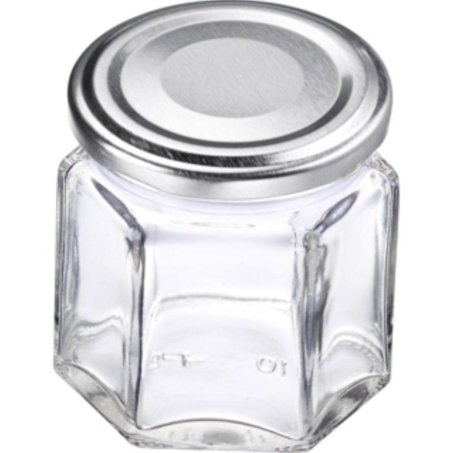 Set 8er da 45 ml di occhiali da 6eck, m. Coperchio bianco 43 mm