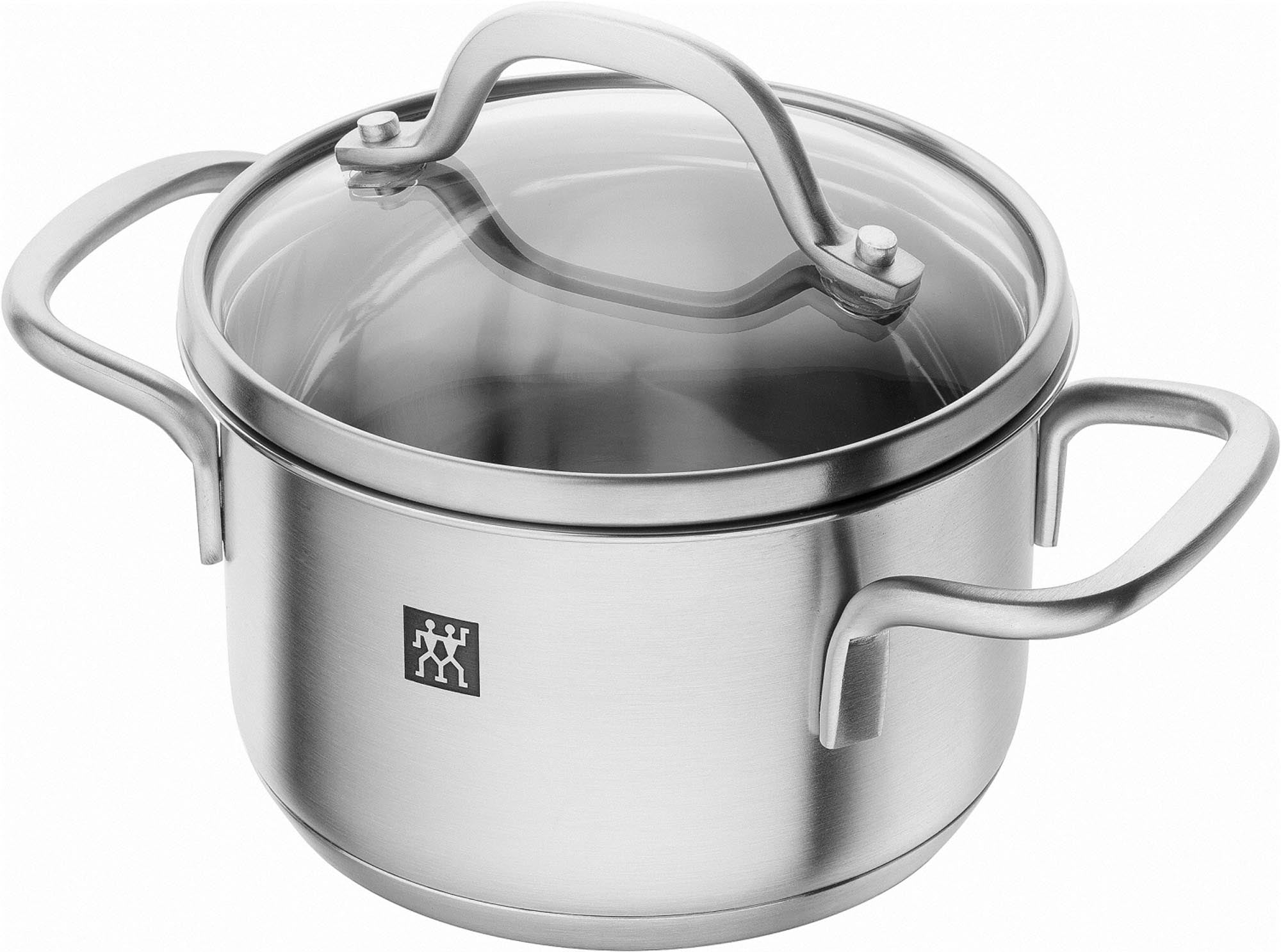 Zwilling Pico Kochtopf, 0.8L, 12cm in Silber präsentiert im Onlineshop von KAQTU Design AG. Pfanne/Topf ist von Zwilling Kitchen