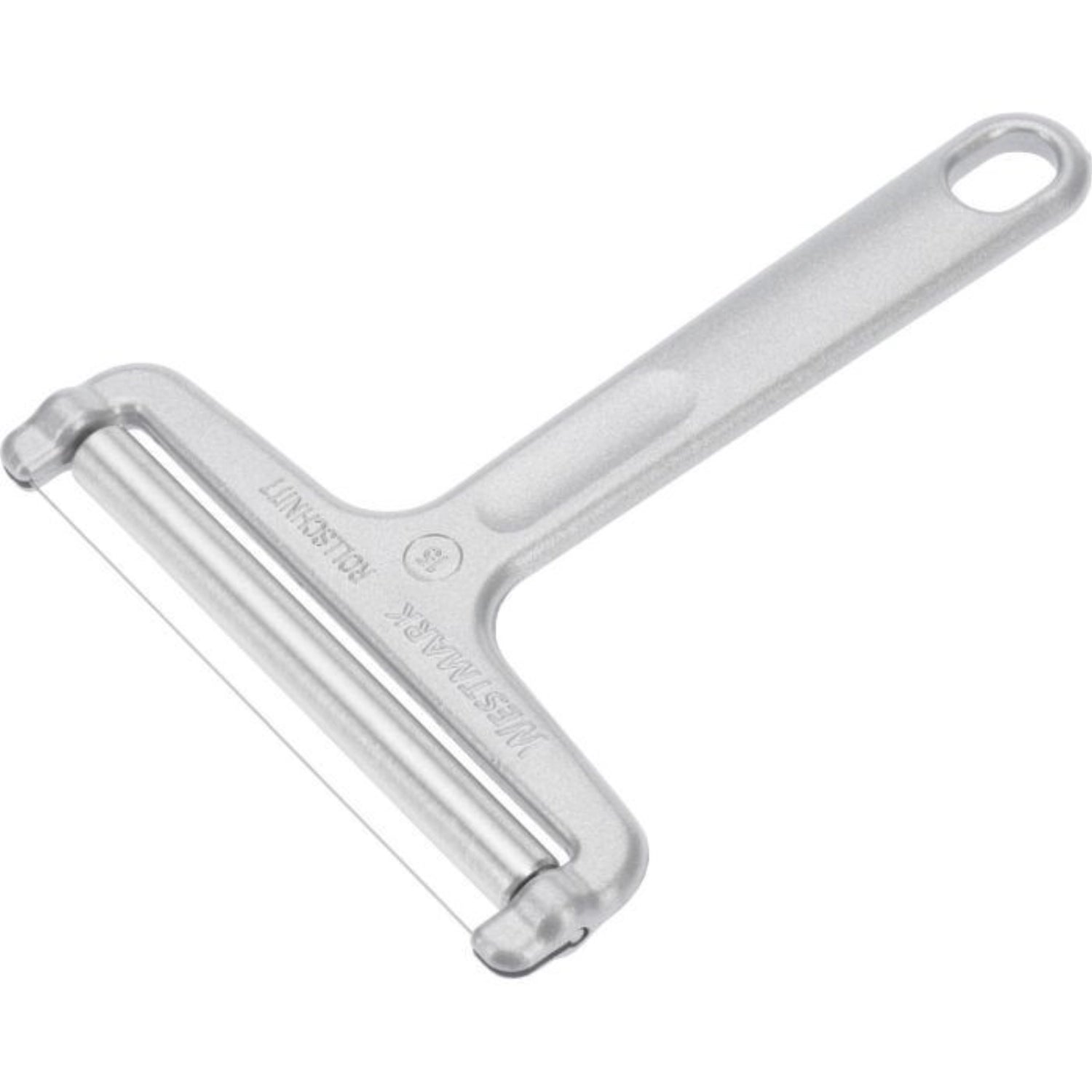 Praktischer Käseschneider Rollschnitt von Westmark, perfekt für gleichmäßige Käsescheiben, robustes Design für müheloses Schneiden.