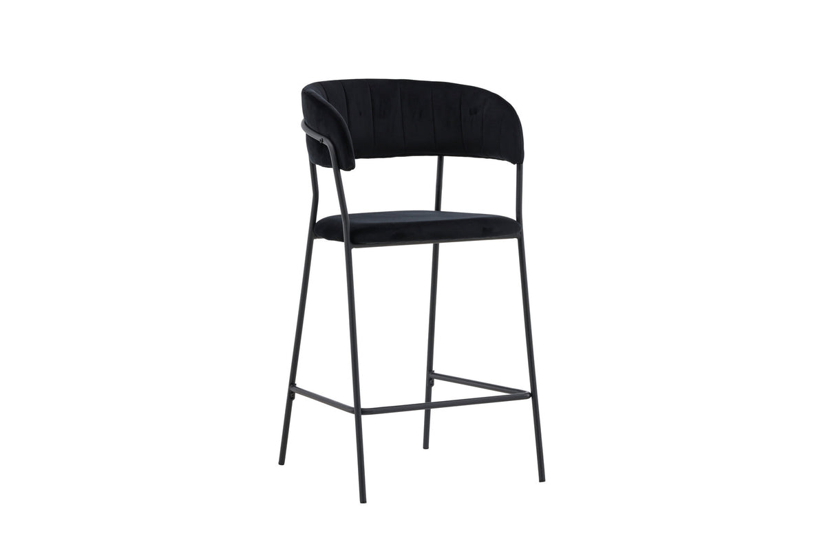 Lui Barstuhl in Schwarz präsentiert im Onlineshop von KAQTU Design AG. Barstuhl ist von Venture Home