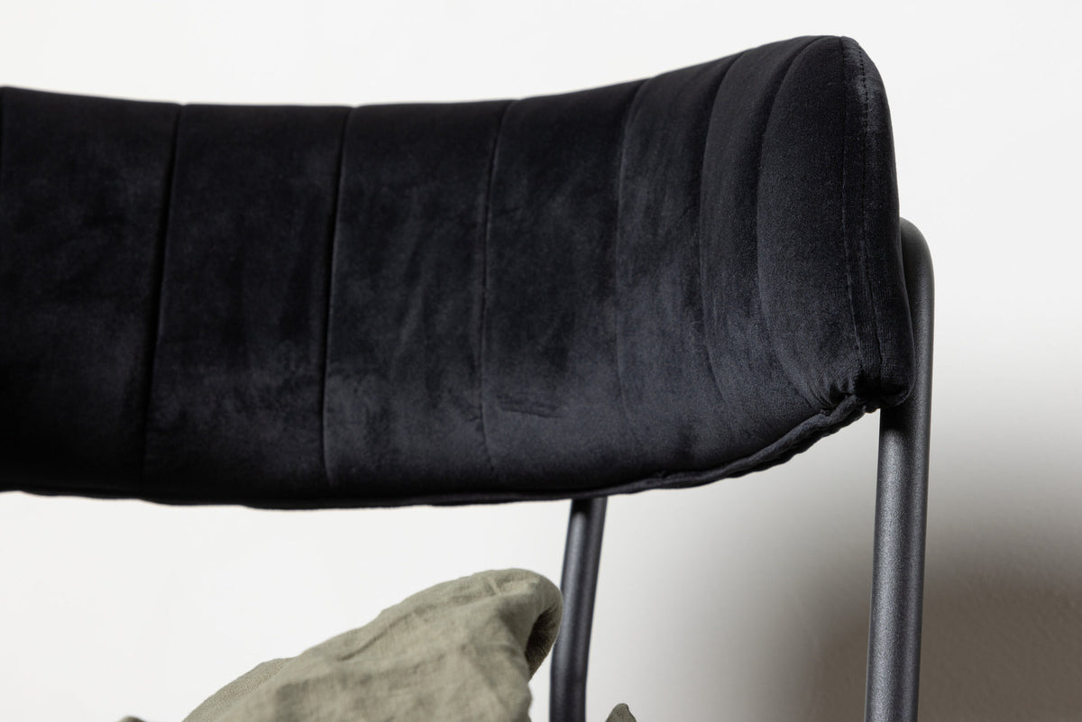 Lui Barstuhl in Schwarz präsentiert im Onlineshop von KAQTU Design AG. Barstuhl ist von Venture Home