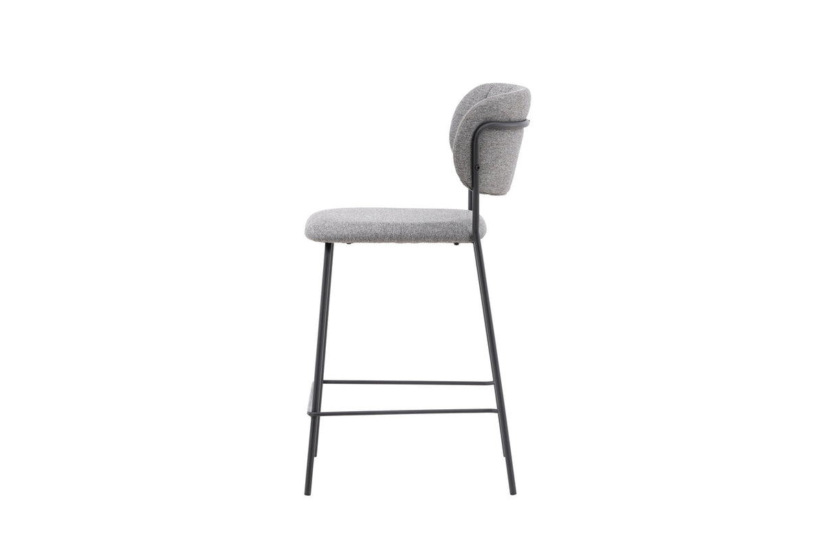 Glockenstuhl in Grau präsentiert im Onlineshop von KAQTU Design AG. Barstuhl ist von Venture Home