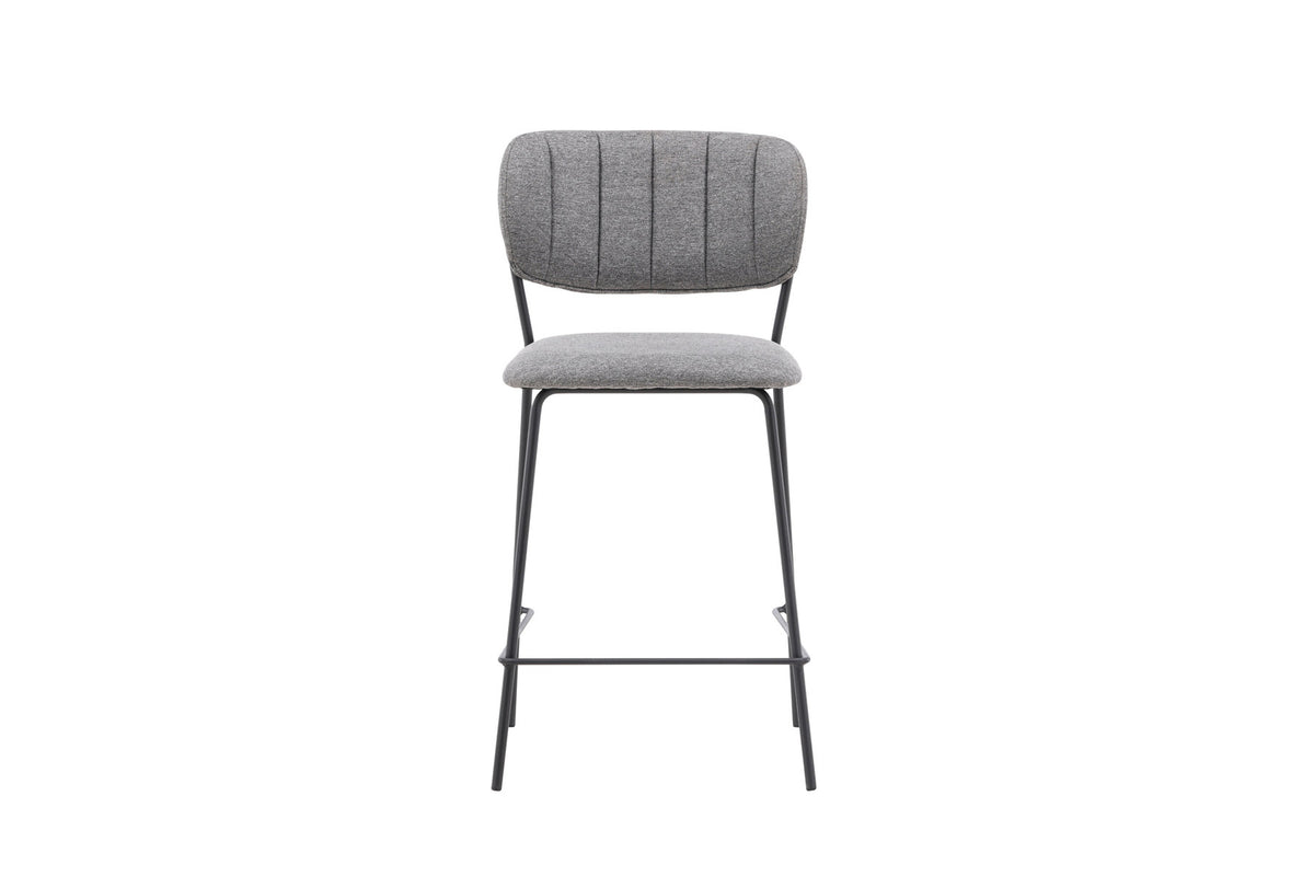 Glockenstuhl in Grau präsentiert im Onlineshop von KAQTU Design AG. Barstuhl ist von Venture Home