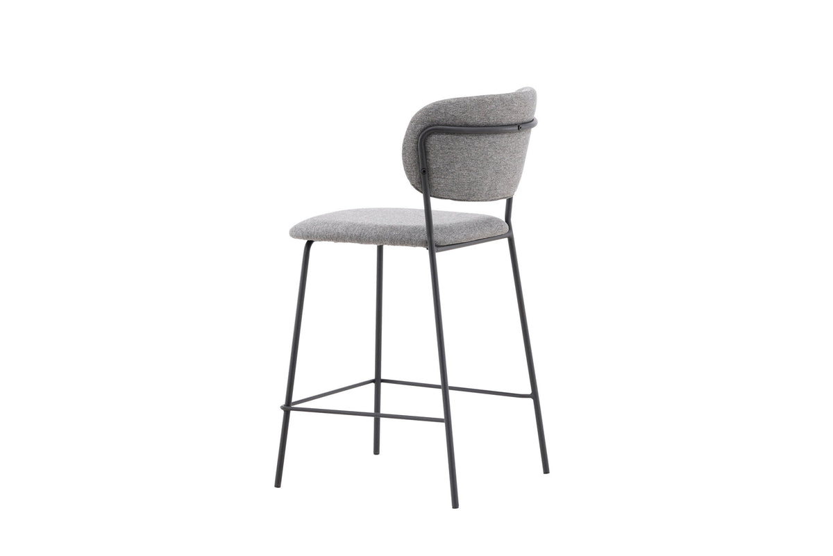 Glockenstuhl in Grau präsentiert im Onlineshop von KAQTU Design AG. Barstuhl ist von Venture Home