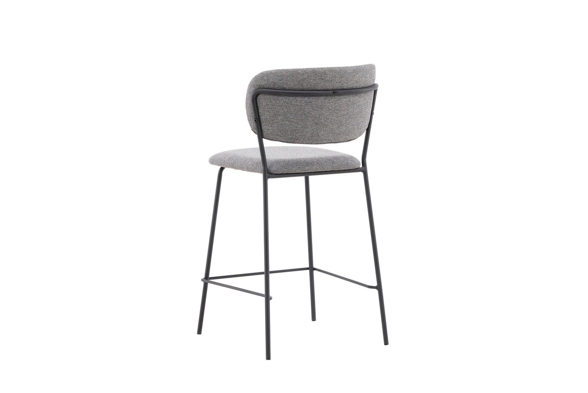 Glockenstuhl in Grau präsentiert im Onlineshop von KAQTU Design AG. Barstuhl ist von Venture Home