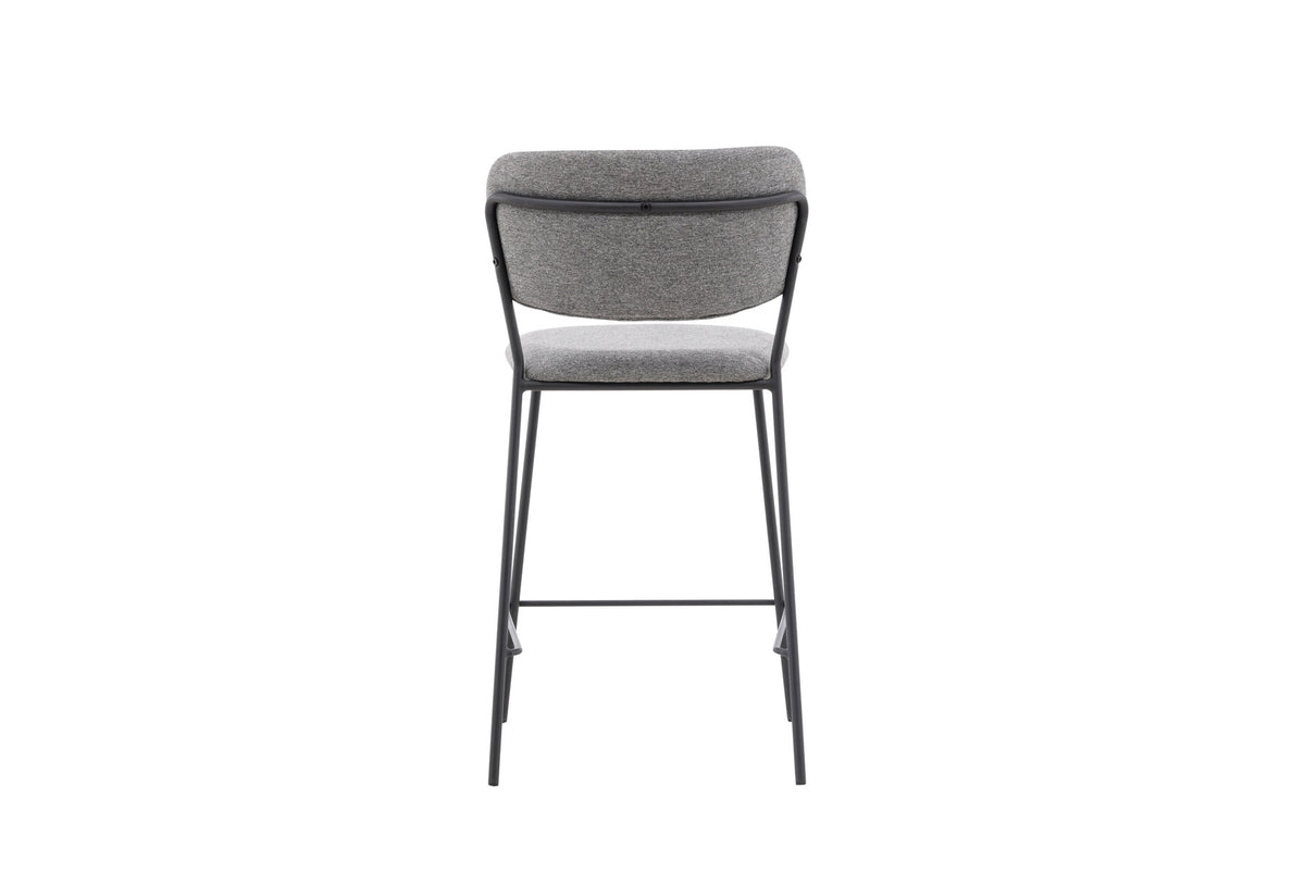 Glockenstuhl in Grau präsentiert im Onlineshop von KAQTU Design AG. Barstuhl ist von Venture Home