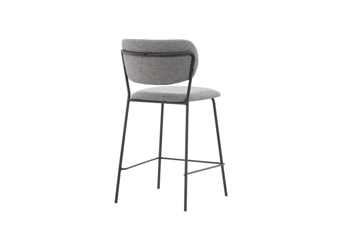 Glockenstuhl in Grau präsentiert im Onlineshop von KAQTU Design AG. Barstuhl ist von Venture Home