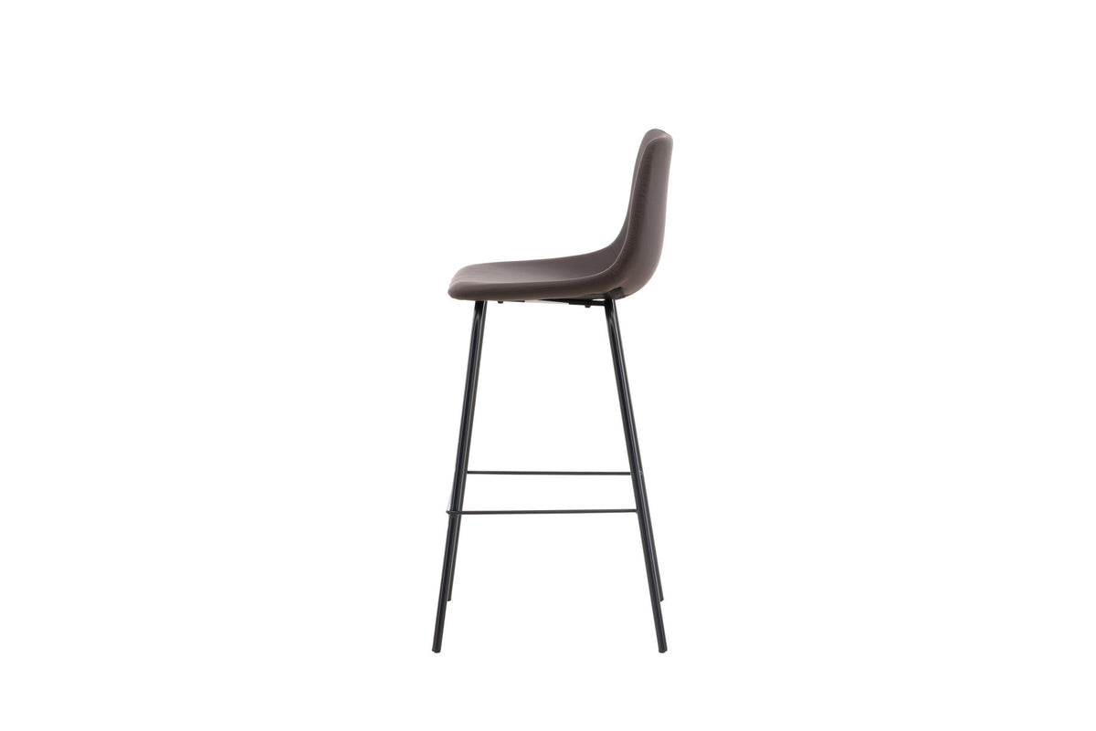 Alexi Barstuhl in Braun präsentiert im Onlineshop von KAQTU Design AG. Barstuhl ist von Venture Home