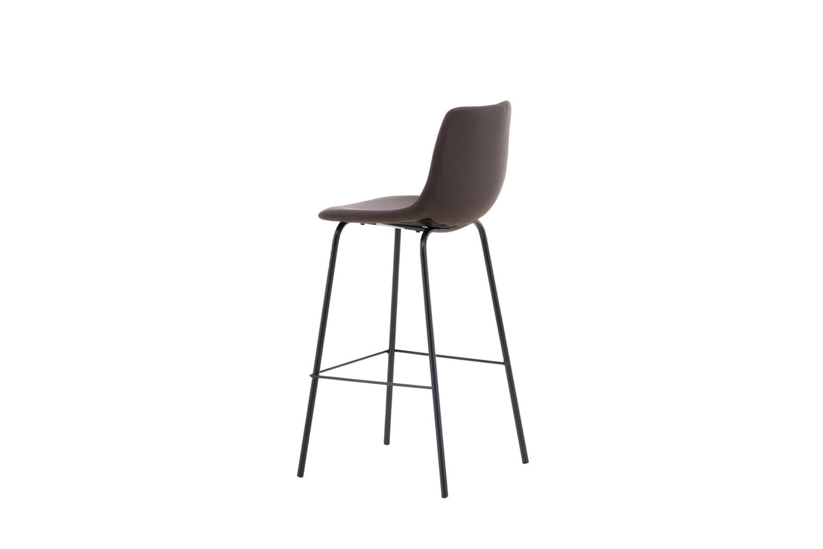 Alexi Barstuhl in Braun präsentiert im Onlineshop von KAQTU Design AG. Barstuhl ist von Venture Home