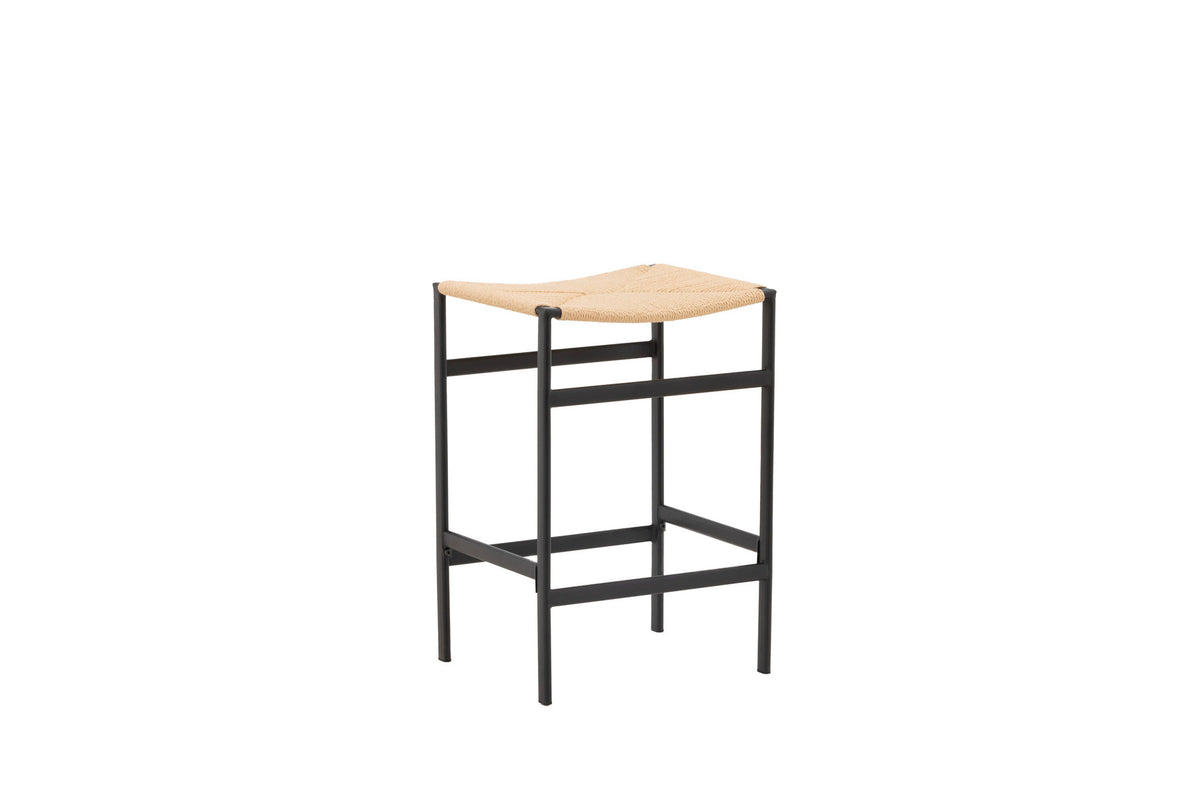 Polly Barstuhl in Natur präsentiert im Onlineshop von KAQTU Design AG. Barhocker ist von Venture Home