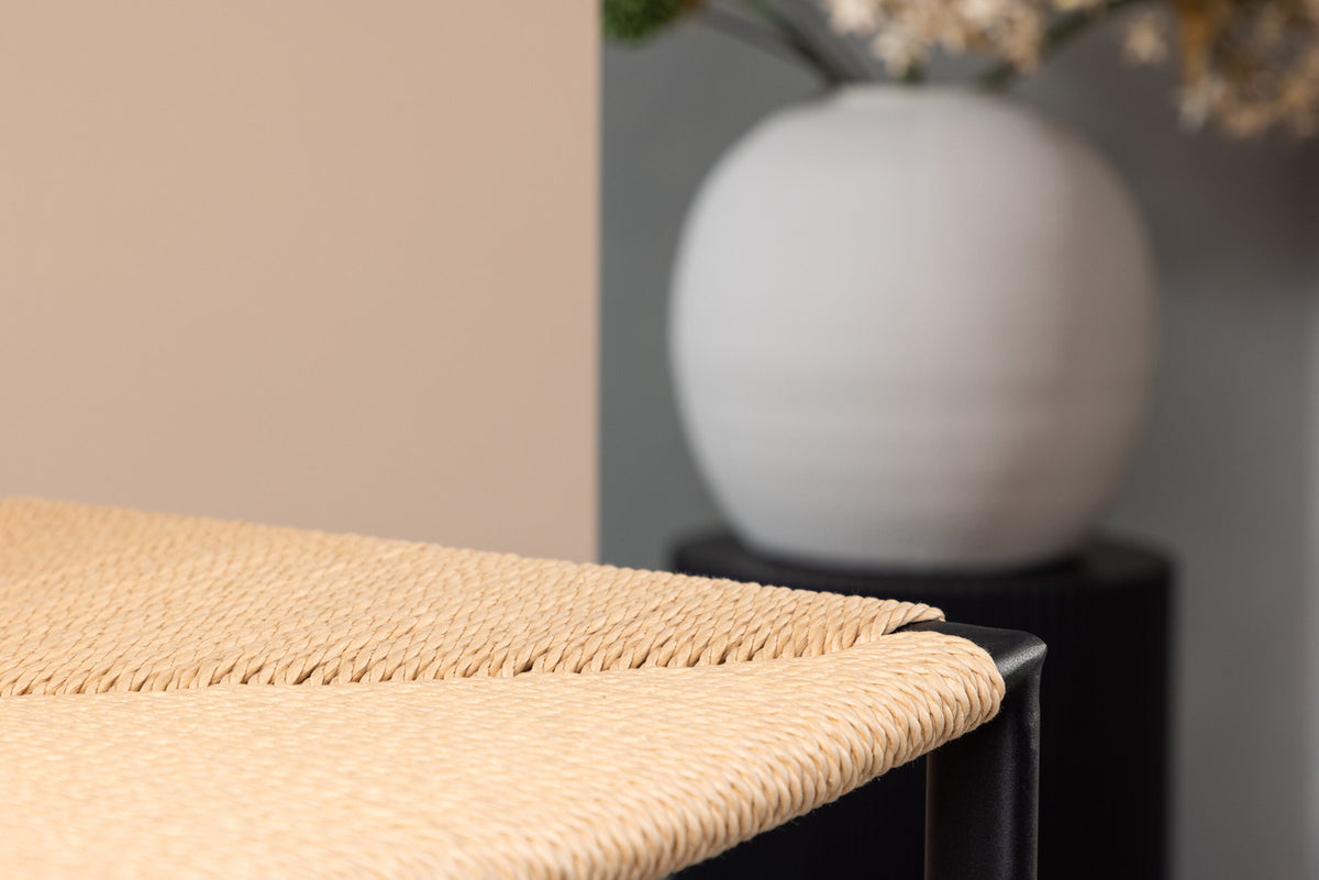 Polly Barstuhl in Natur präsentiert im Onlineshop von KAQTU Design AG. Barhocker ist von Venture Home