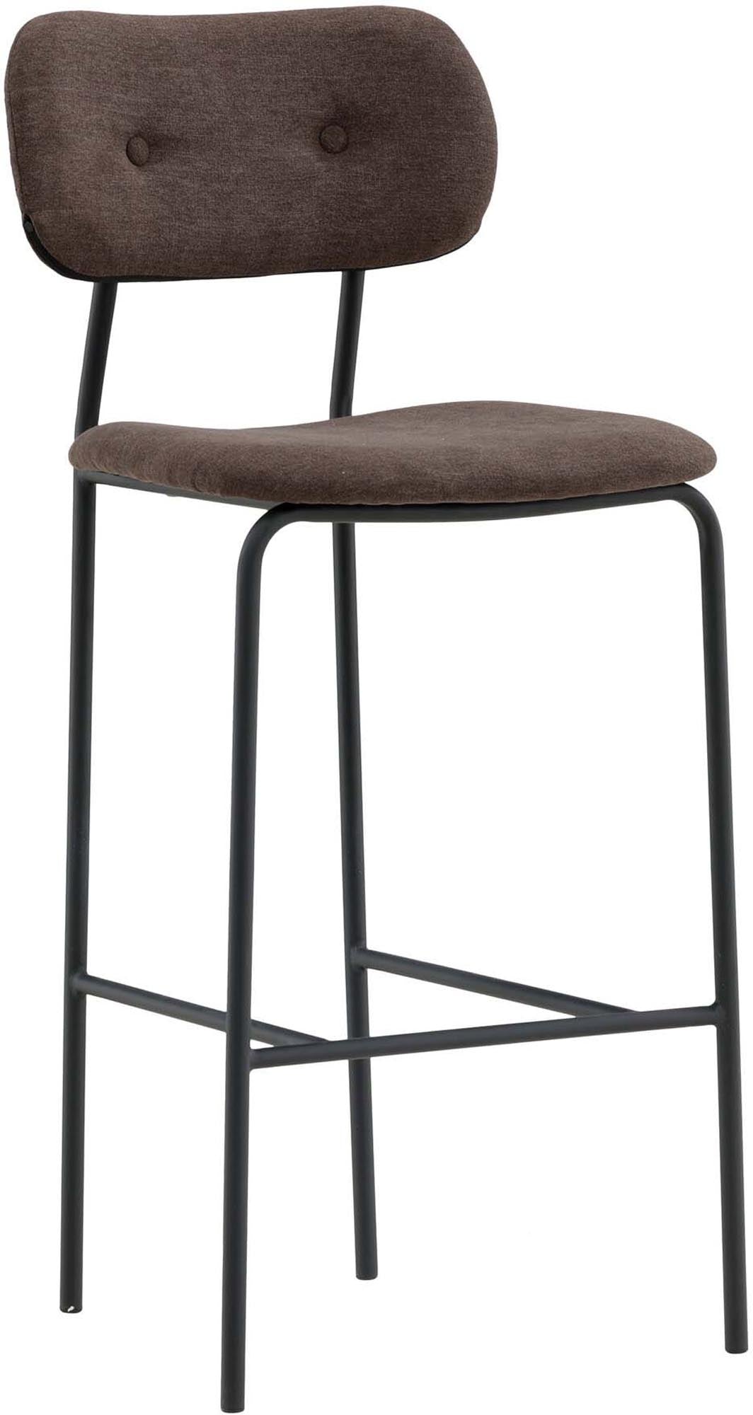 Entdecken Sie den Ralf Barstuhl von Venture Home: Elegantes skandinavisches Design, bequeme Polsterung und langlebiges Stahlgestell für Ihr Zuhause.