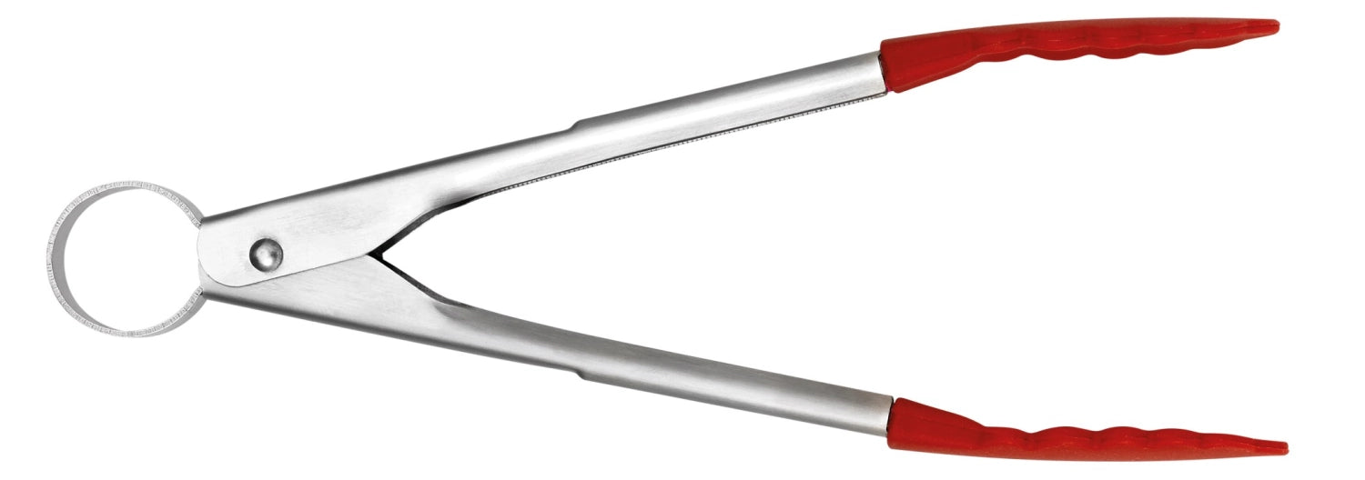 Mini pince universelle silicone, rouge, 17,8x2,4x3 cm