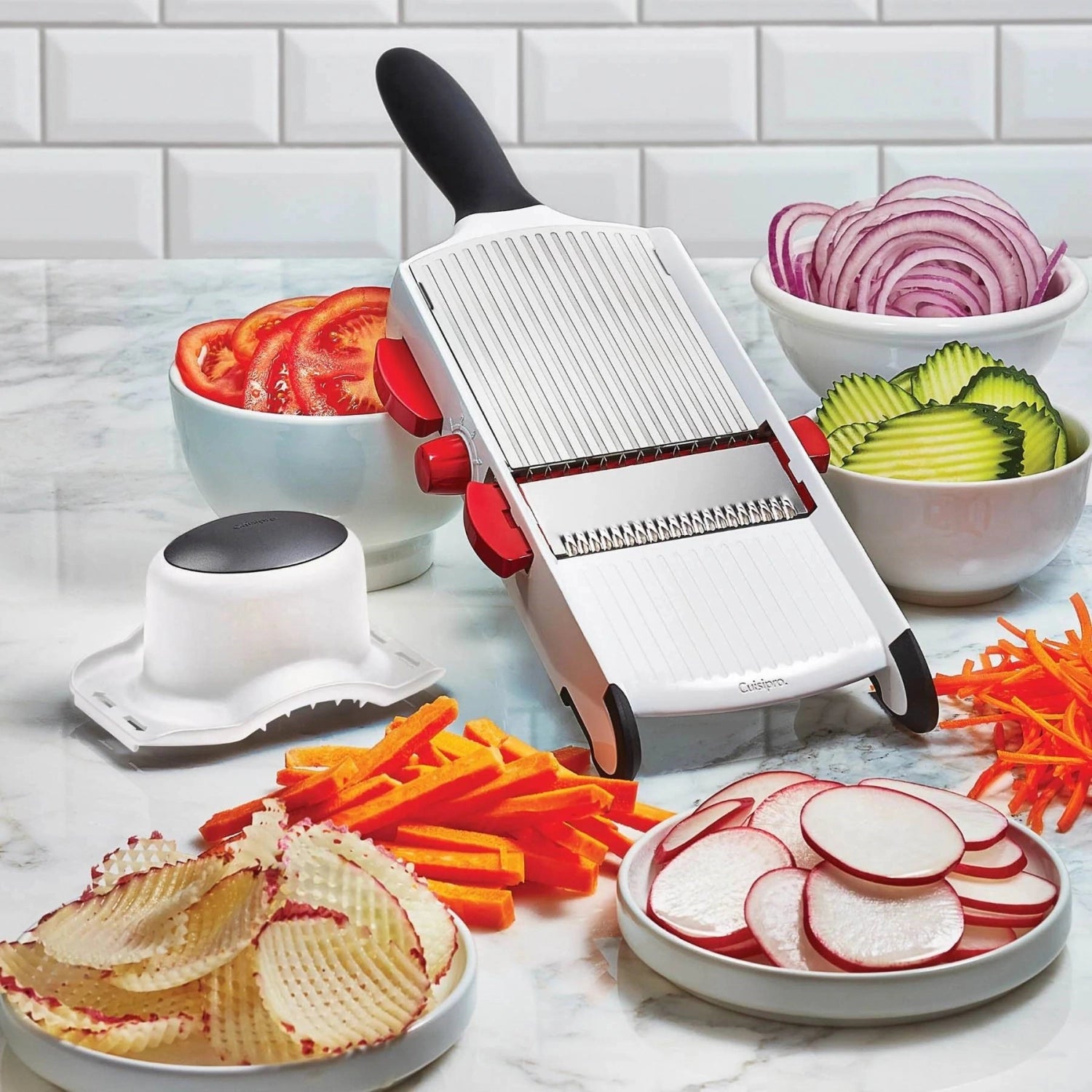 Mandoline à 3 lames 36x10cm