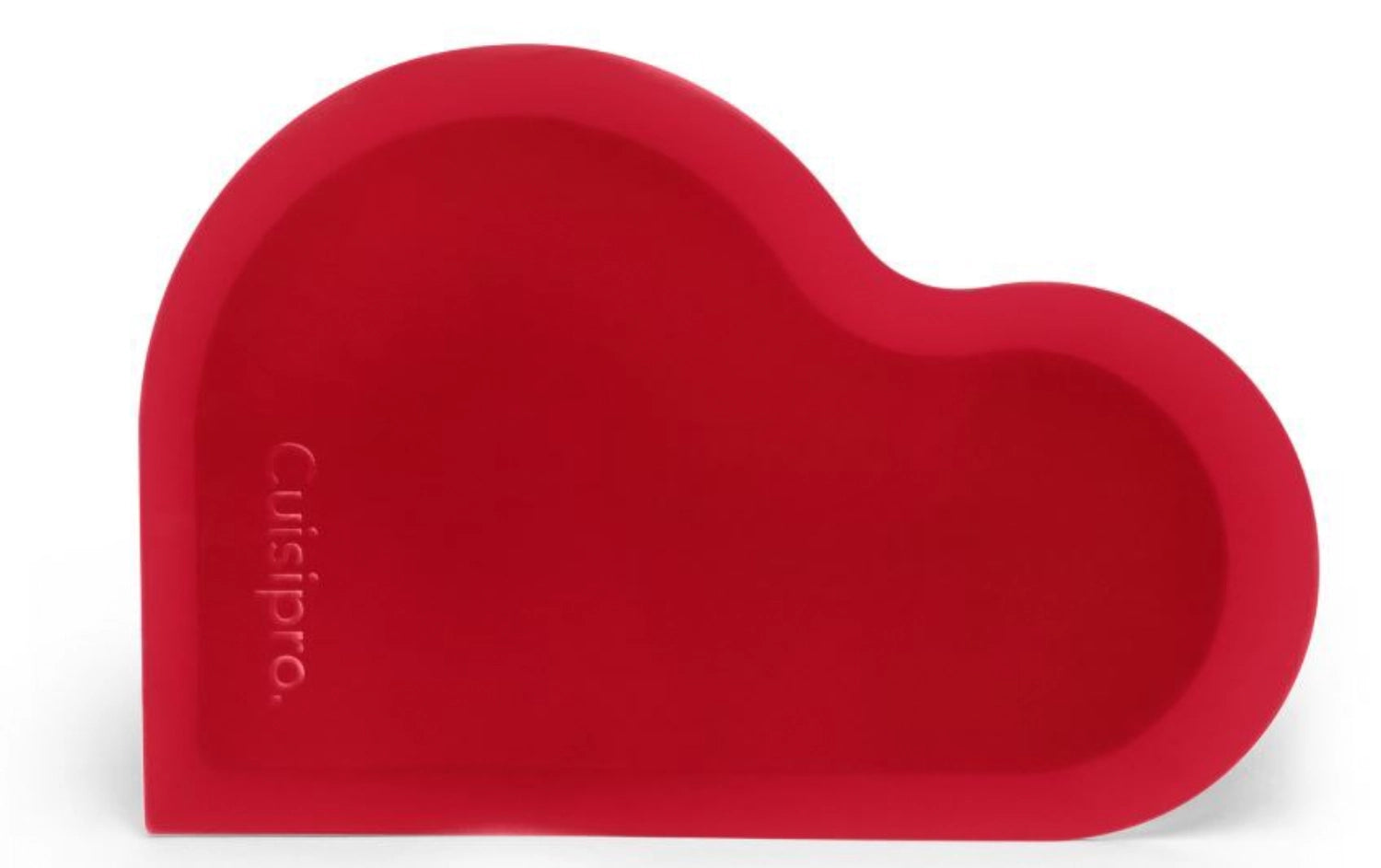 Entdecken Sie den flexiblen Silikon Schaber von Cuisipro (24.4x15.25 cm) – ideal zum Backen, hitzebeständig, leicht zu reinigen und in modernem Rot.