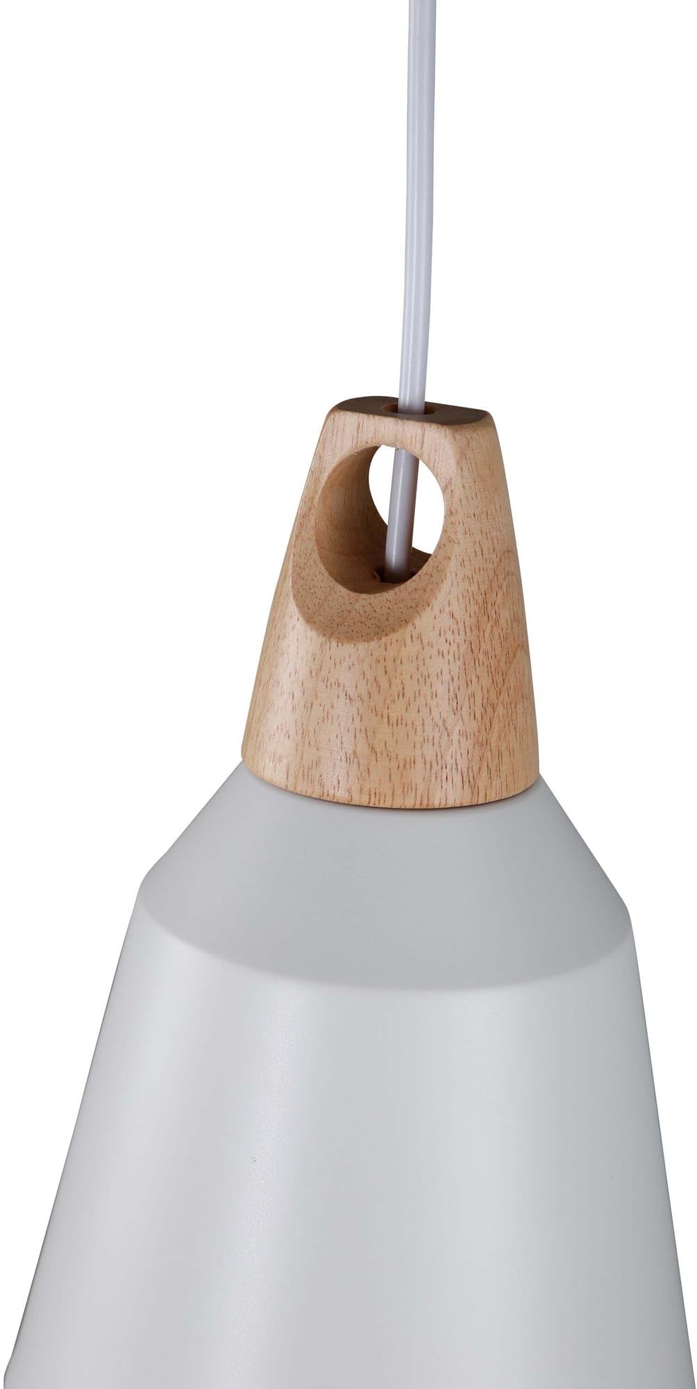 Nao Pendelleuchte von Venture Home: Stilvolle und langlebige Leuchte in Schwarz und Walnuss, perfekt für kreative Lichtinstallationen.