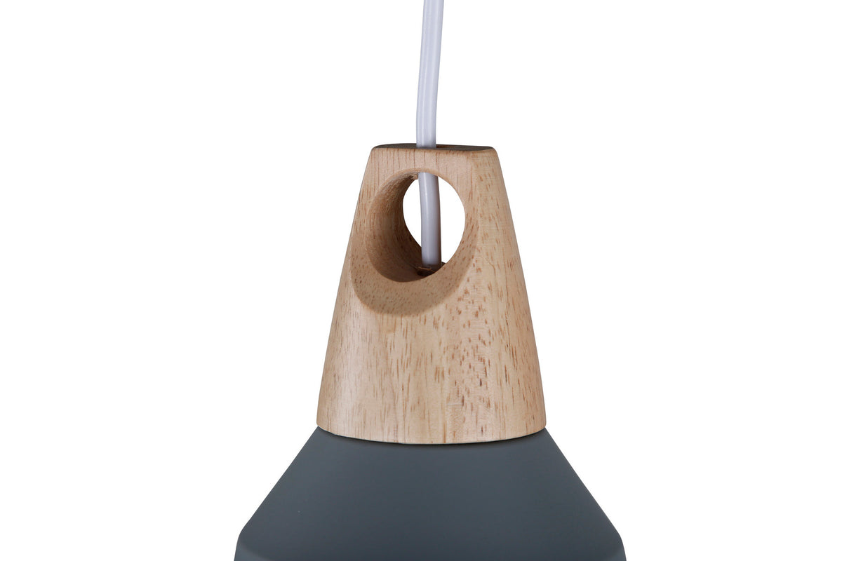 Nao Pendelleuchte in Dunkelgrau präsentiert im Onlineshop von KAQTU Design AG. Pendelleuchte ist von Venture Home