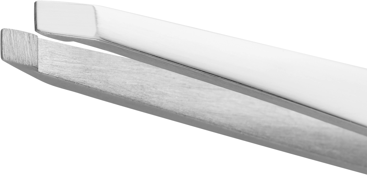 Entdecken Sie die gerade, polierte Pinzette von Zwilling (90mm) – perfekt für präzise Augenbrauenpflege und stilvolles Badzubehör.