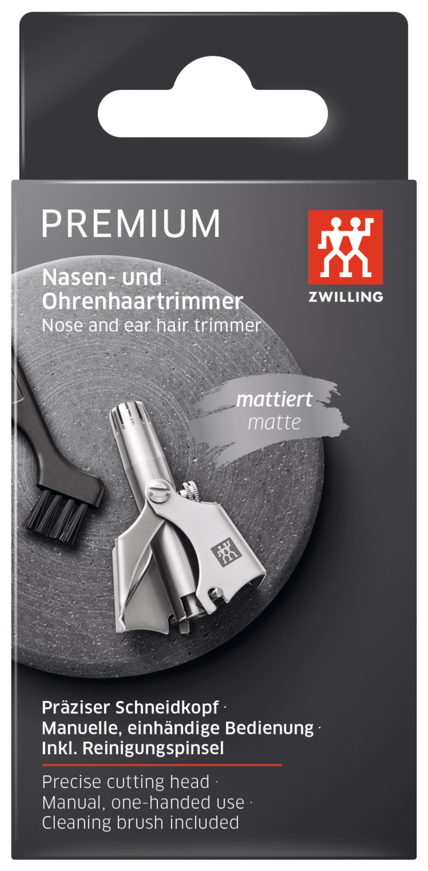 Nose and ear hair trimmer, matt