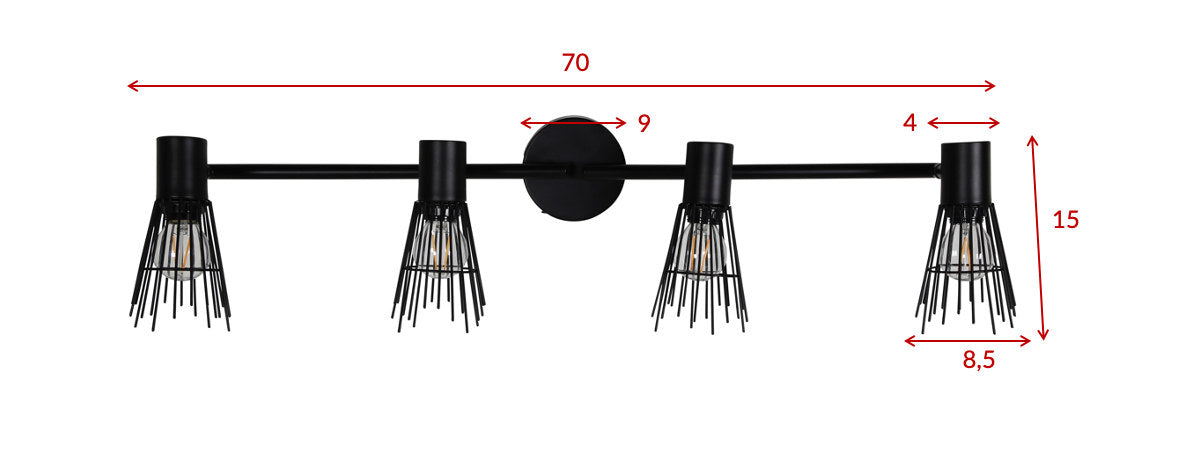 Pico Wandleuchte in Schwarz präsentiert im Onlineshop von KAQTU Design AG. Wandleuchte ist von Venture Home