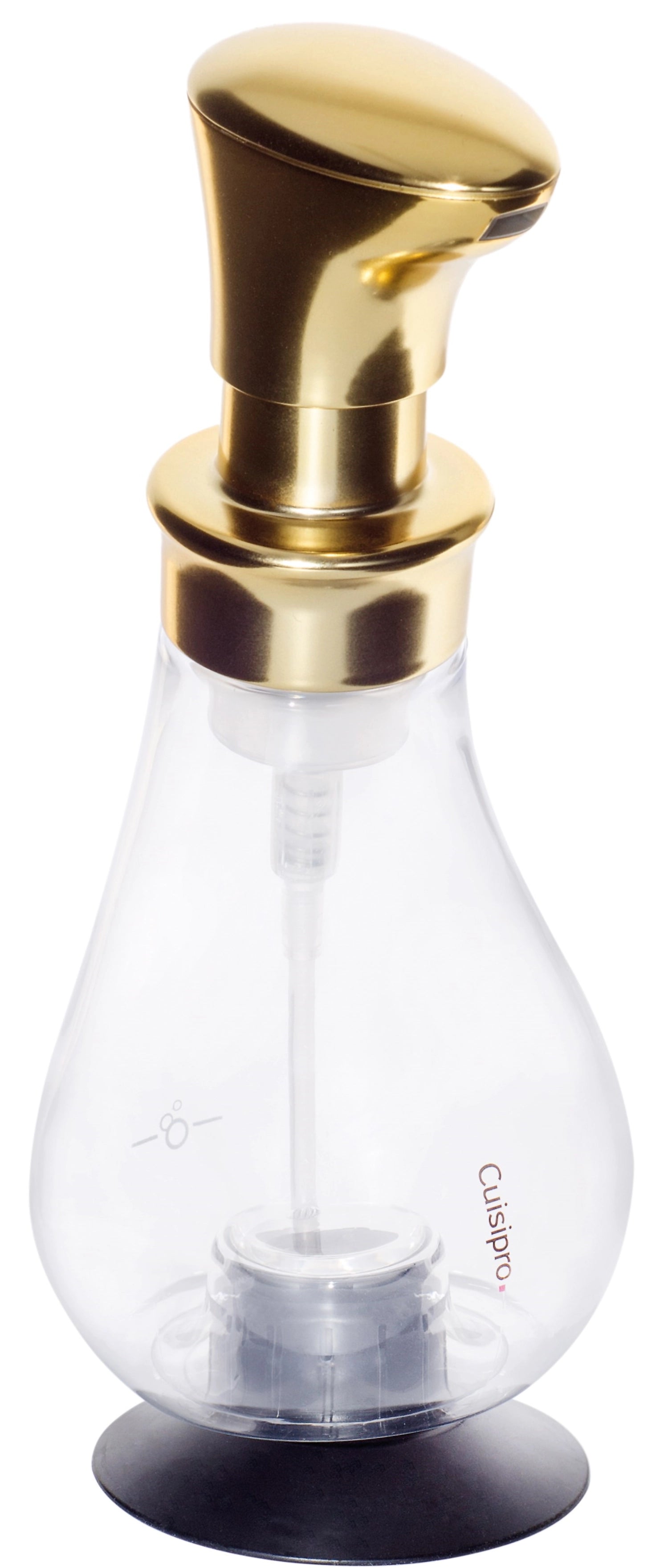 Foam soap dispenser matt gold, 21 cm