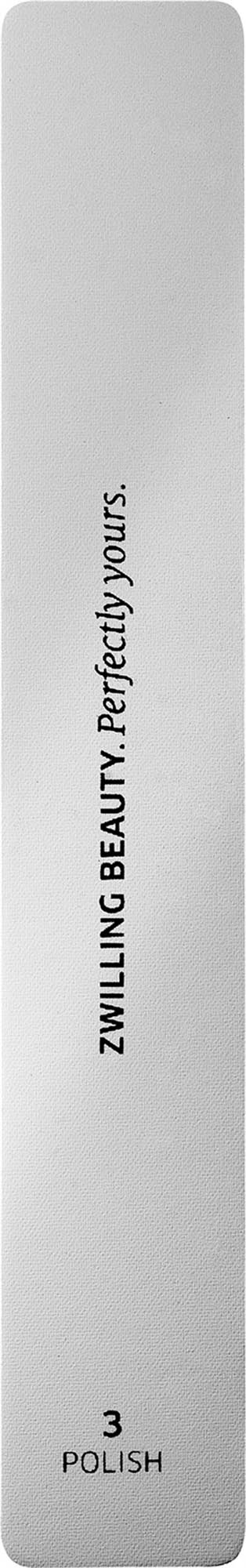 Zwilling Polierfeile: Ergonomisch, langlebig, ideal für perfekte Maniküre. Hochwertiger Holzkern, Siliziumkarbidpapier für glänzende Nägel.