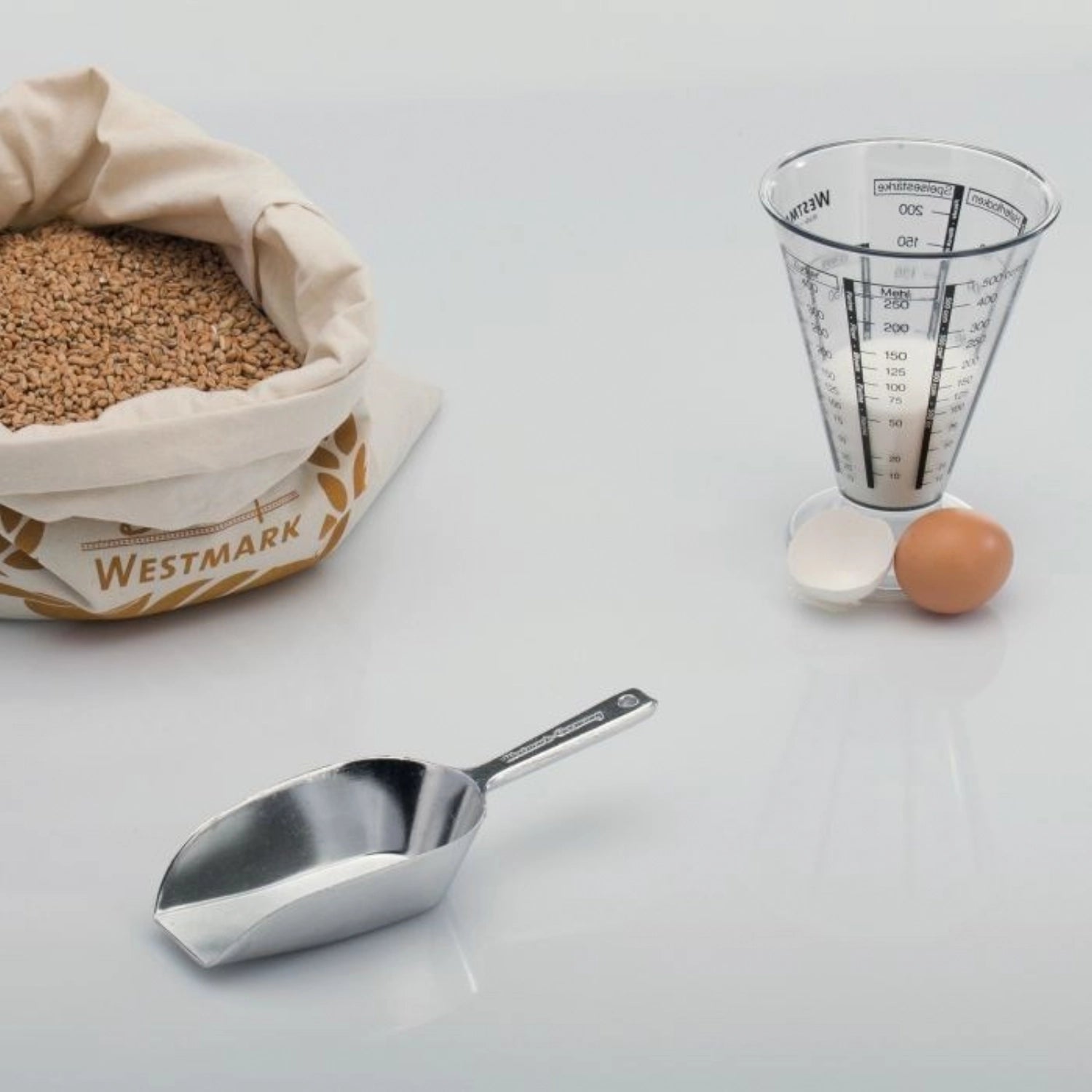 Haushaltsschaufel Hygia von Westmark, 18.5x6.5x3.5cm, 113ml, ideal für präzises Abmessen und Portionieren in der Küche.